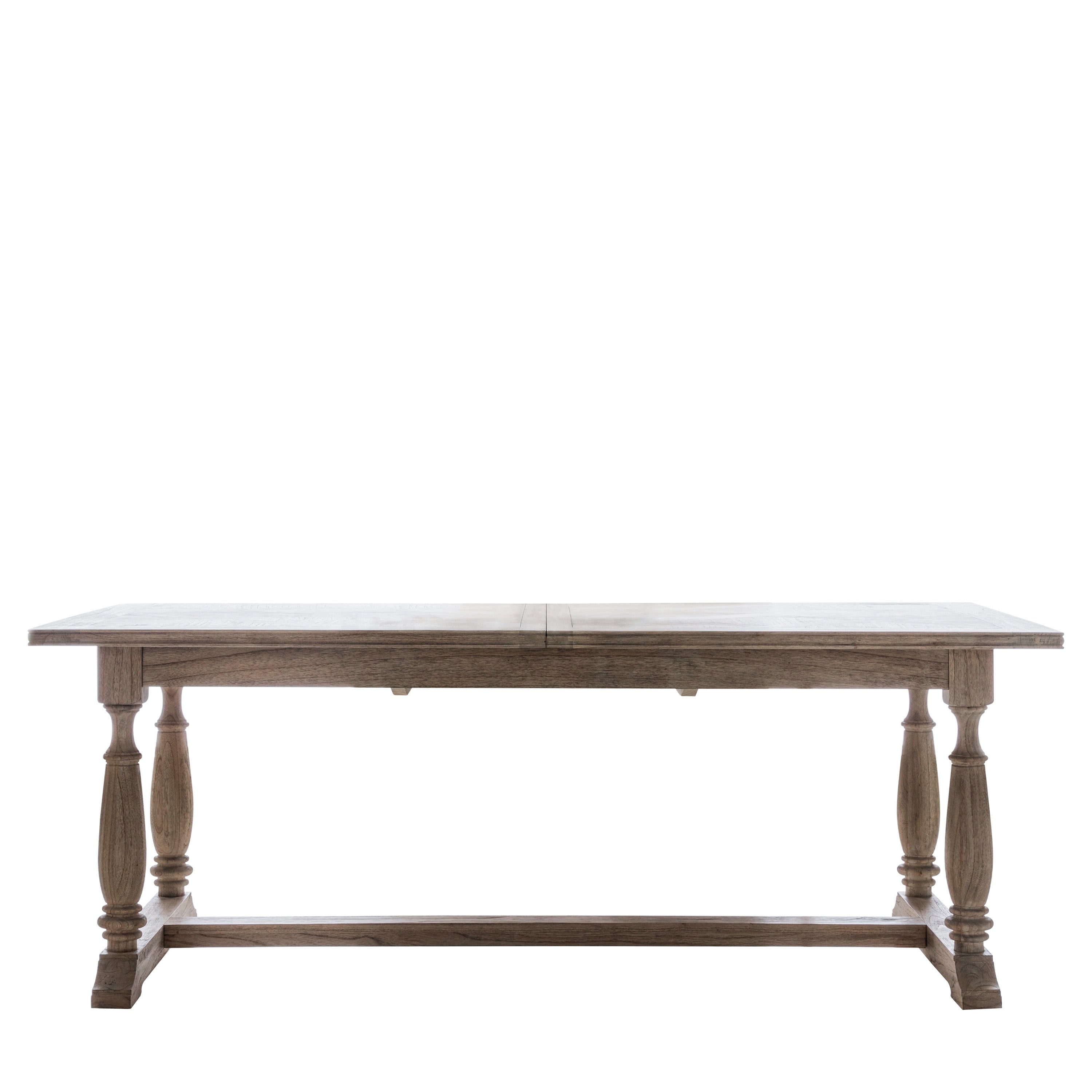 Tobago Ash Wood Rectangle Extending Dining Table | 6-8 Seater