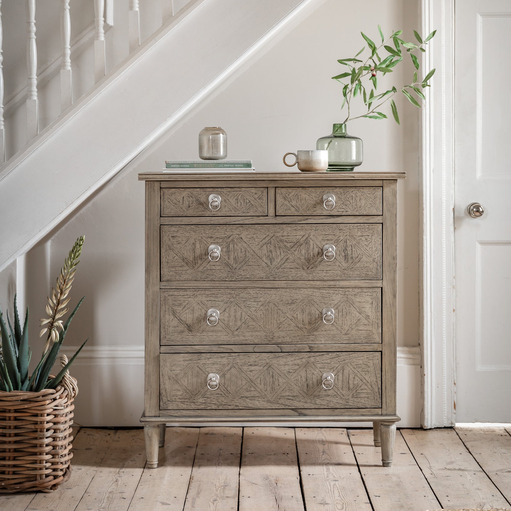 Tobago Aged Mindy Wood Chest of Drawers