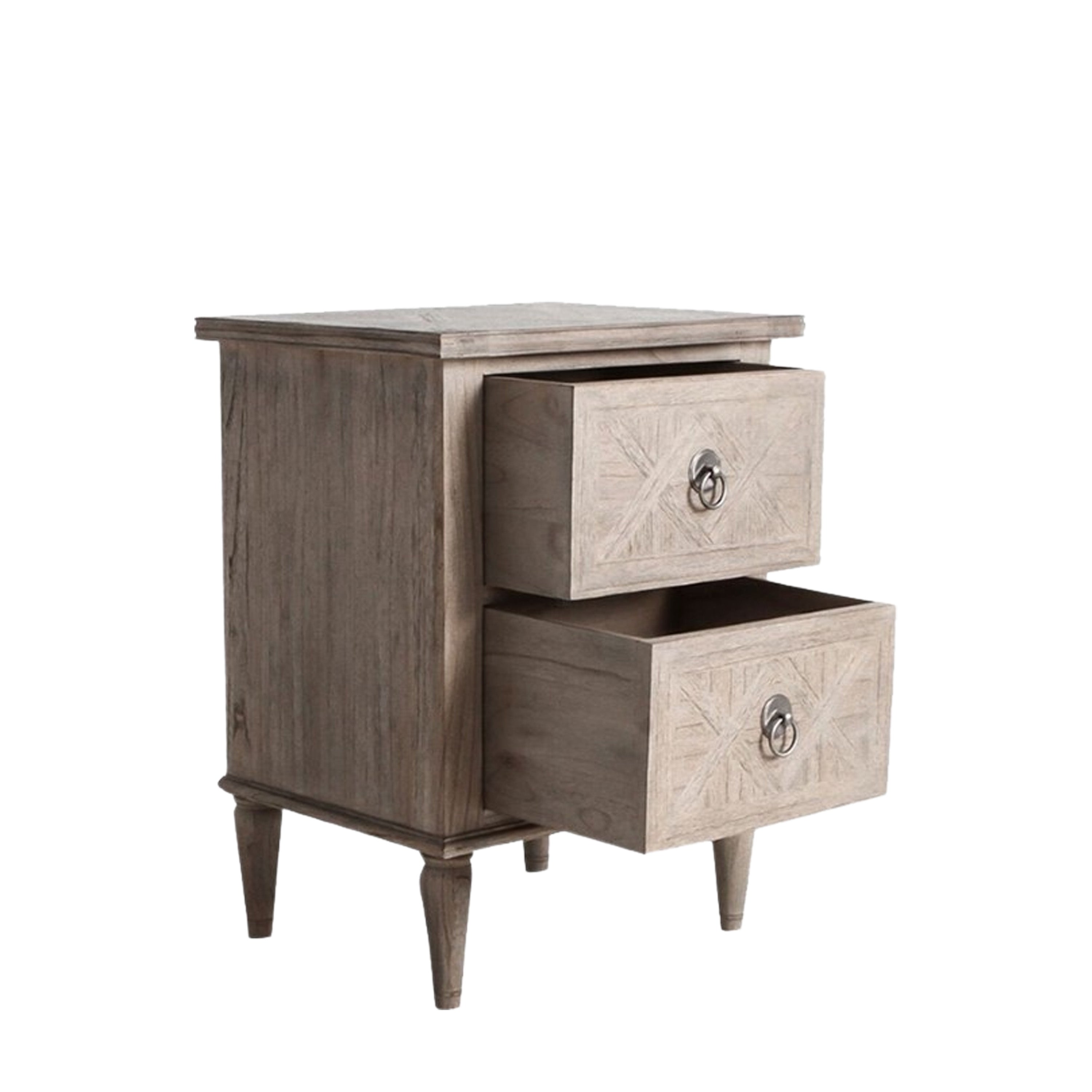 Tobago Aged Mindy Wood Bedside Table