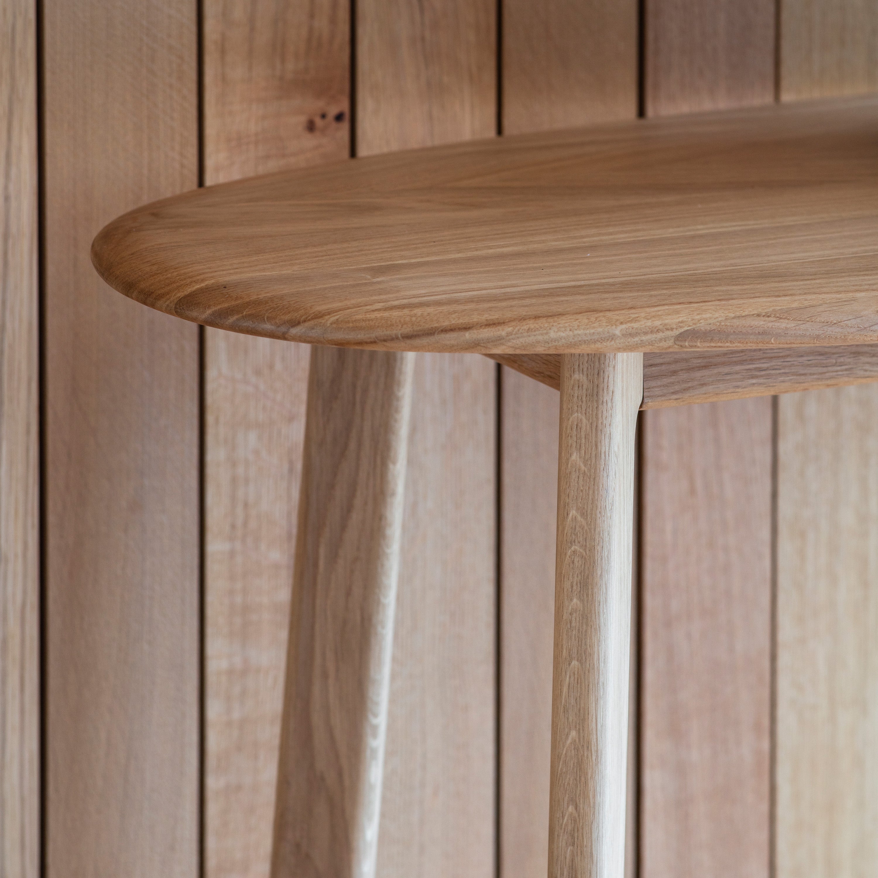 Royo Natural Oak Wood Console Table