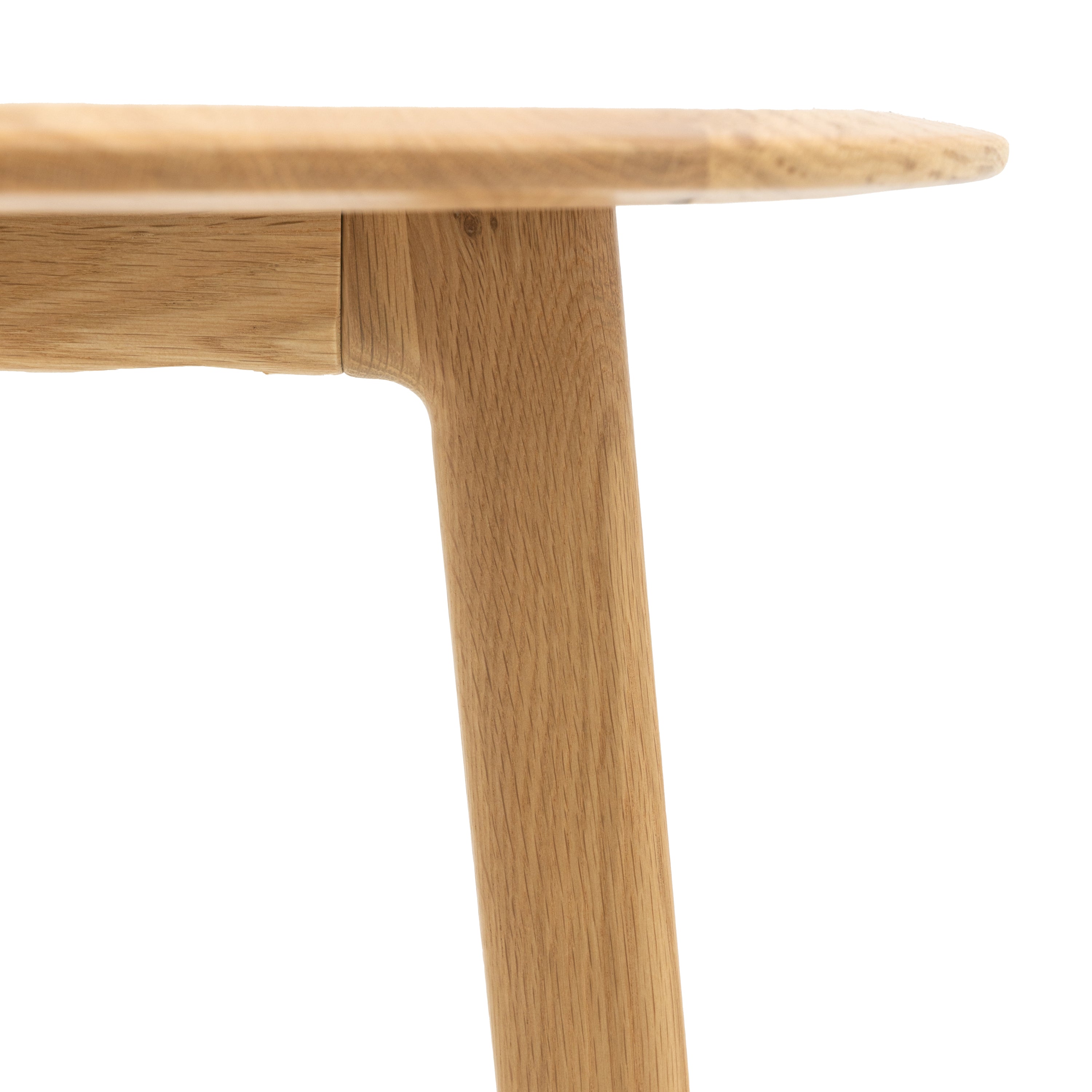 Royo Natural Oak Wood Round Side Table