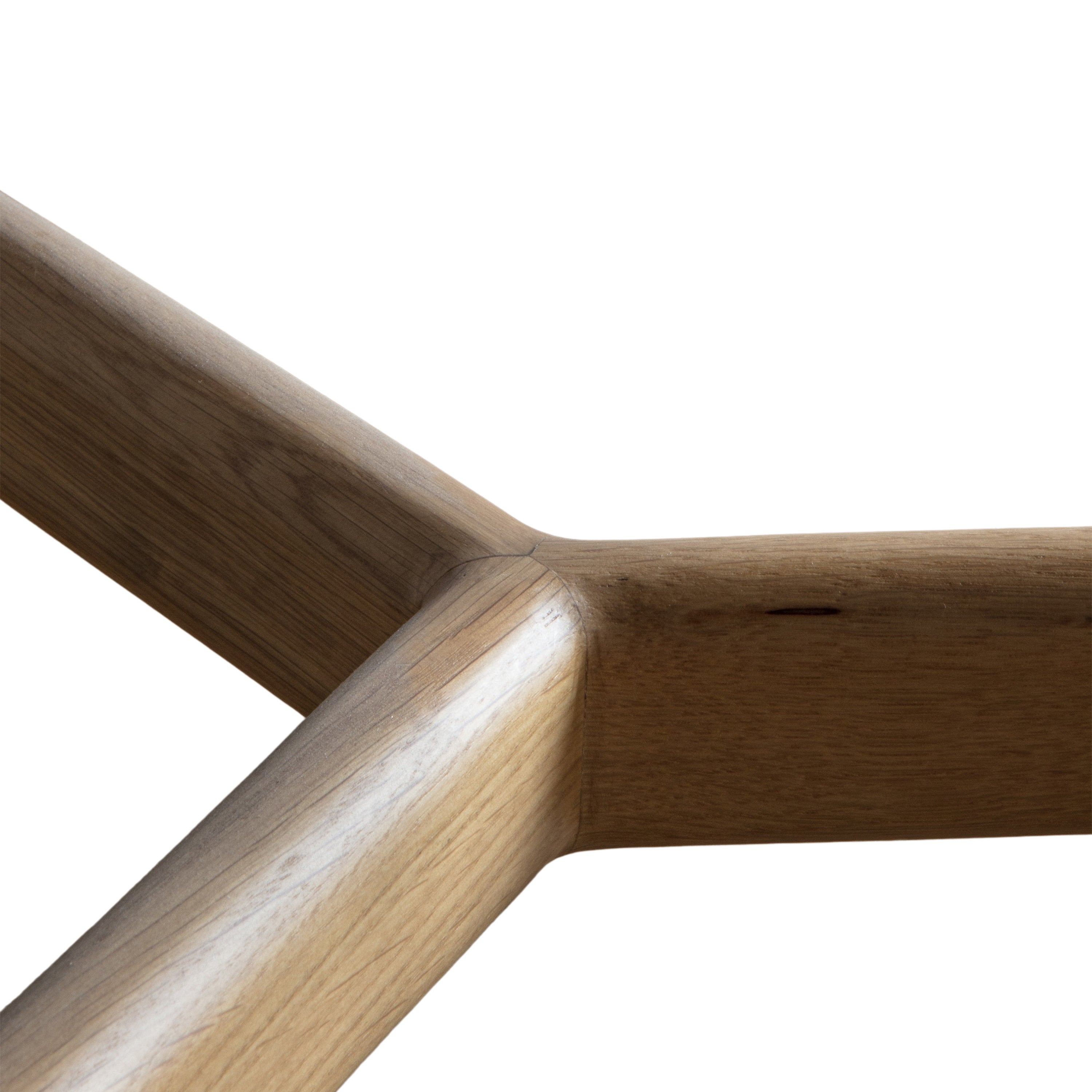 Royo Natural Oak Wood Round Side Table