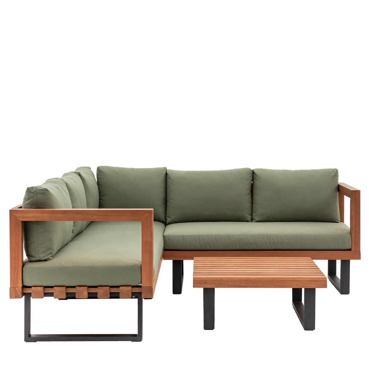 Sintra Corner Outdoor Sofa Set Olive