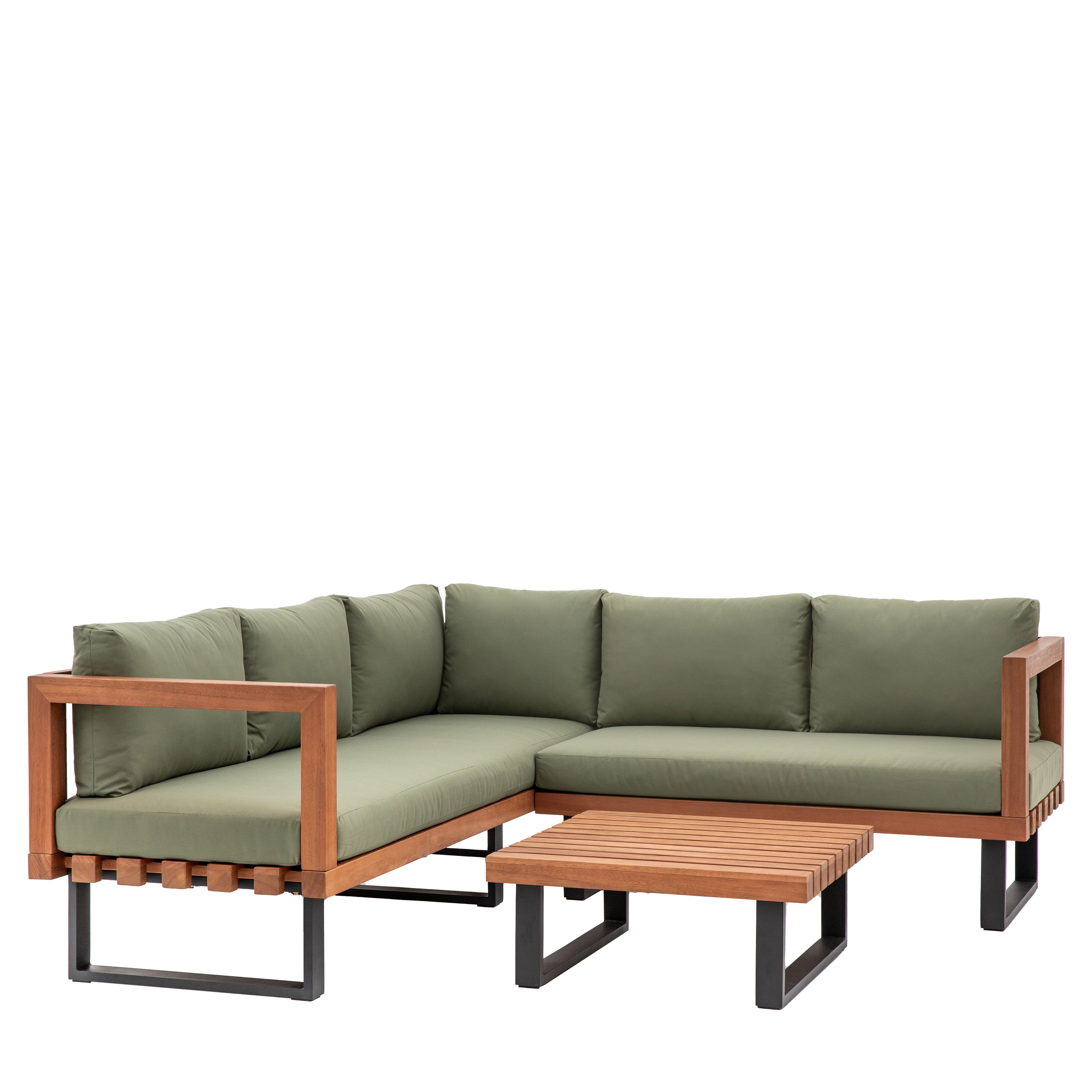 Sintra Corner Outdoor Sofa Set Olive