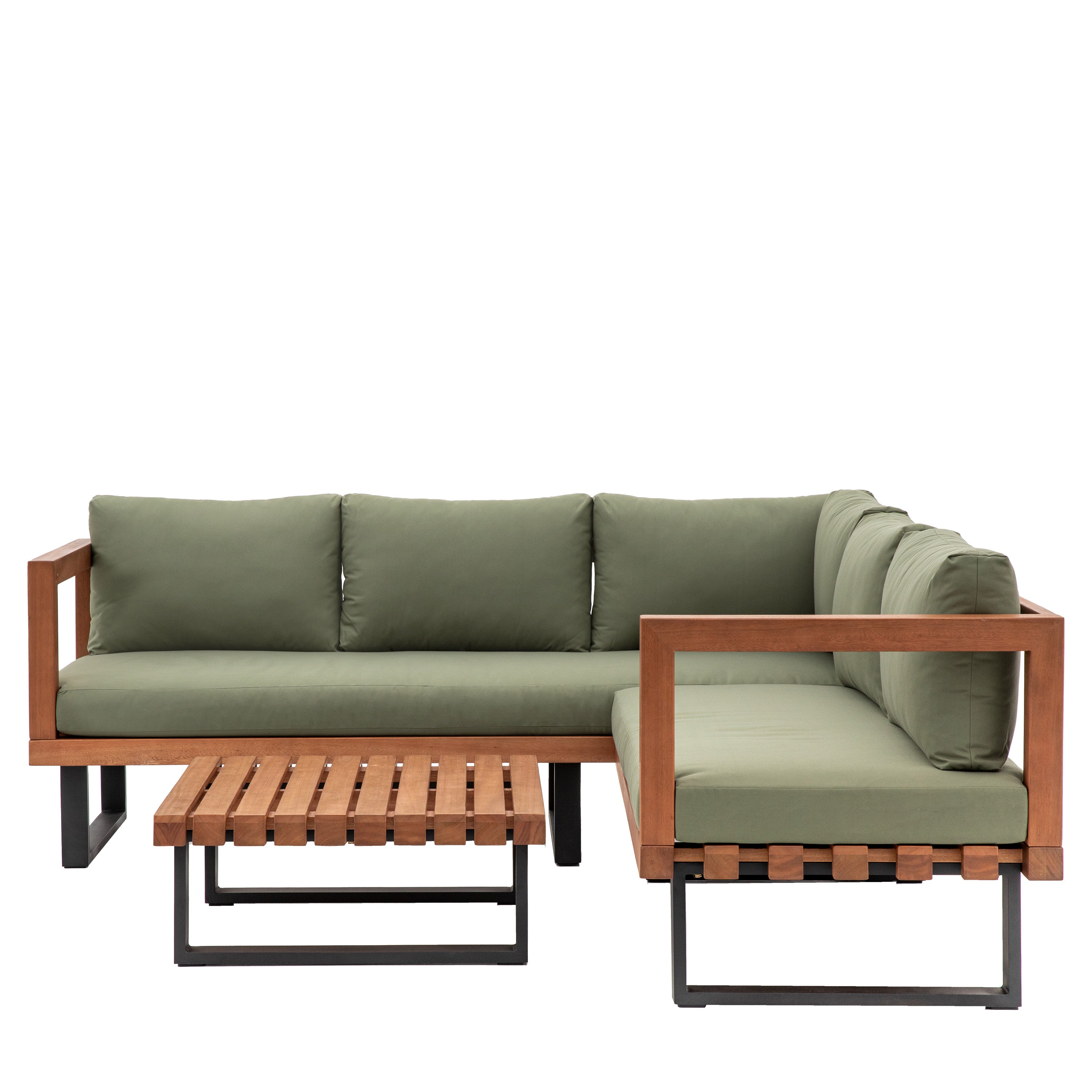 Sintra Corner Outdoor Sofa Set Olive
