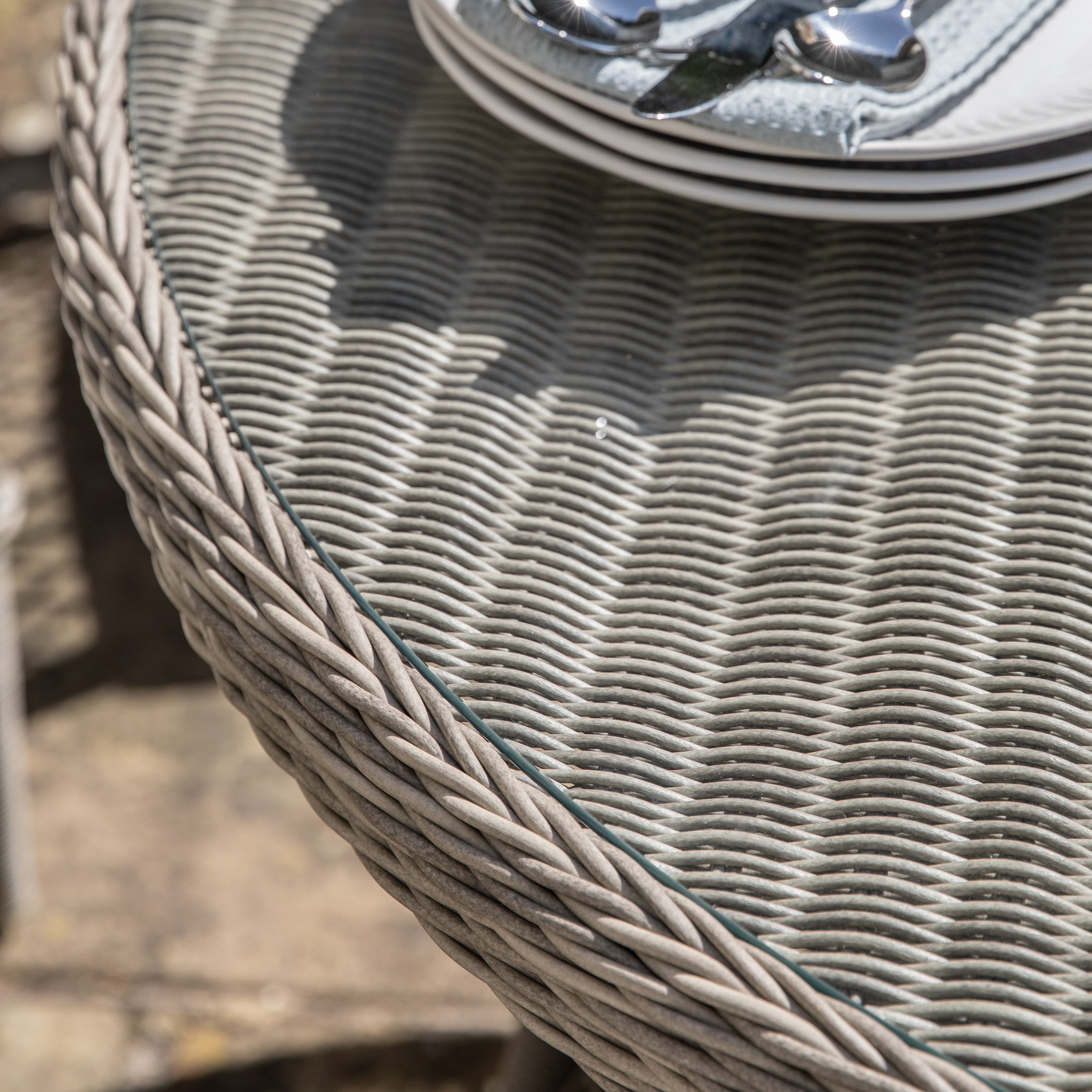 Hvar Round Outdoor Dining Set | 6 Seater