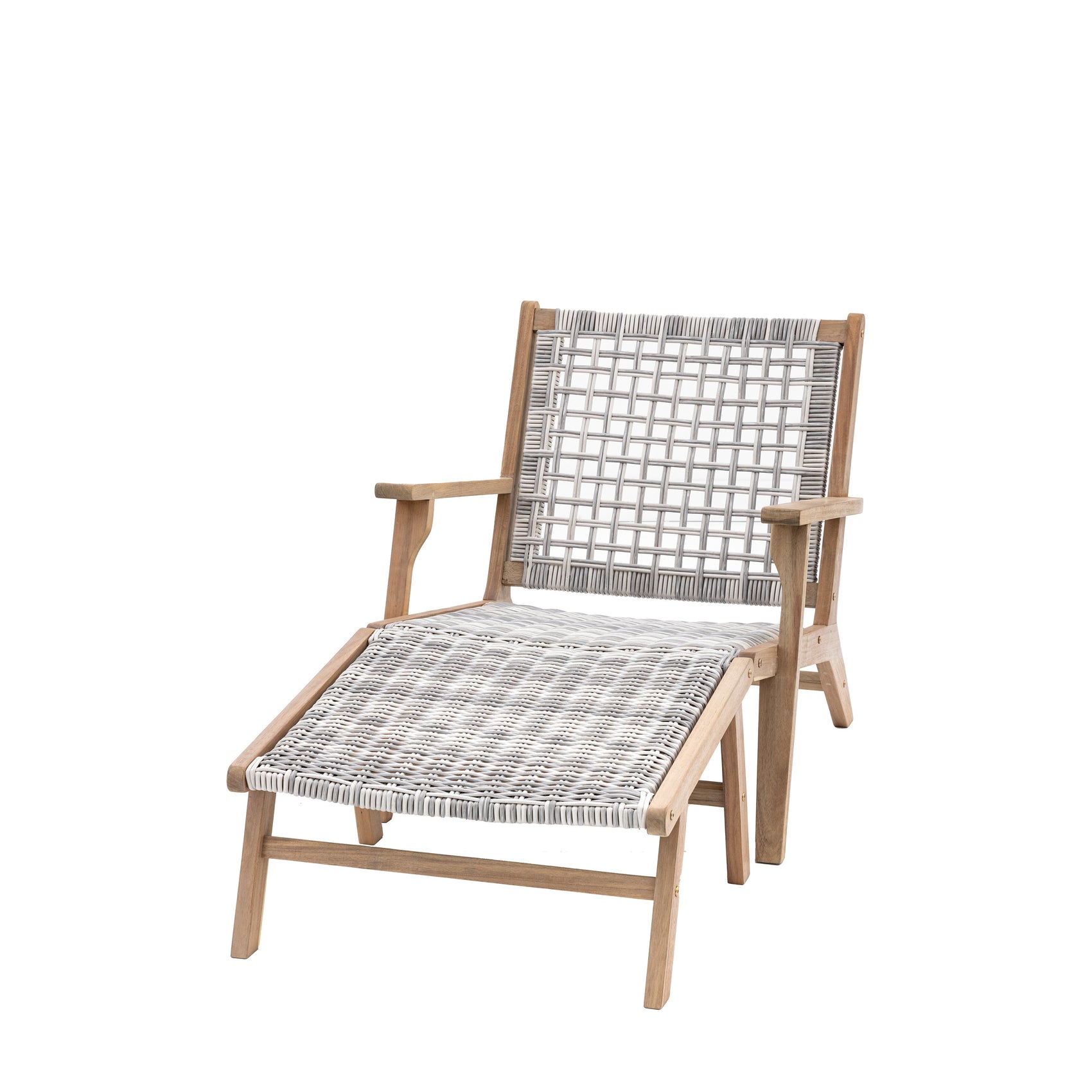 Paralia Outdoor Lounge Chair with Footstool