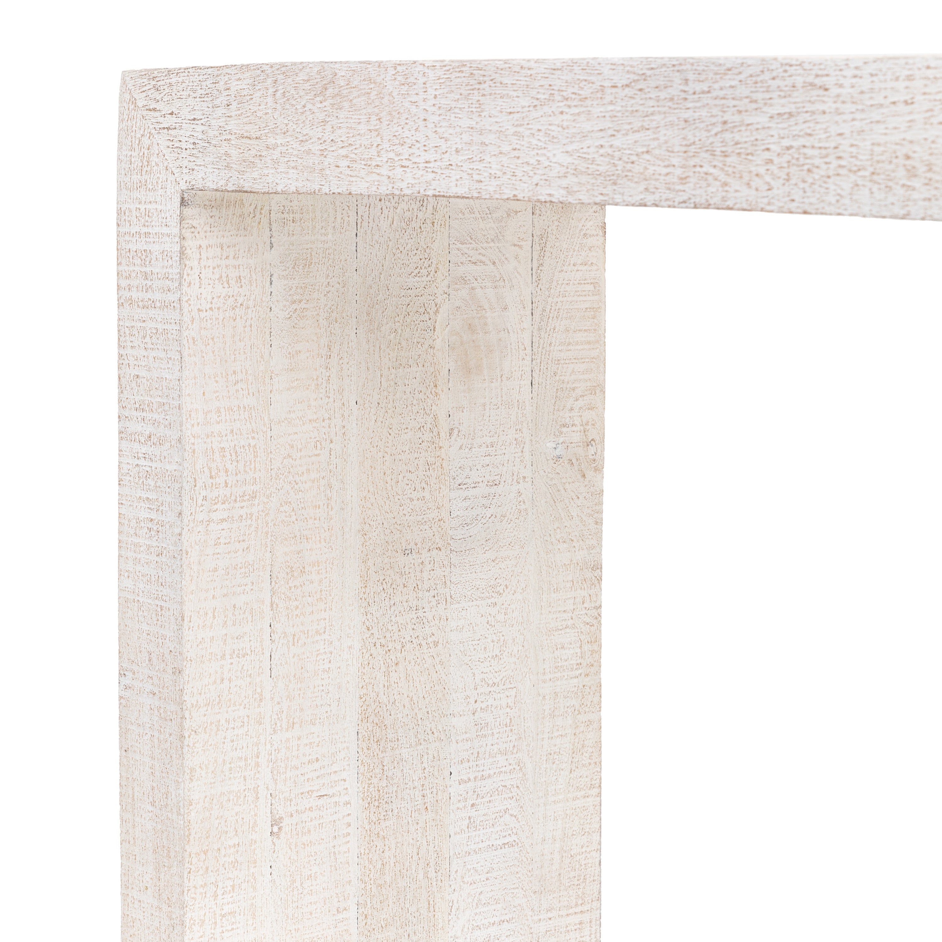 Eldora Whitewash Mango Wood Console Table