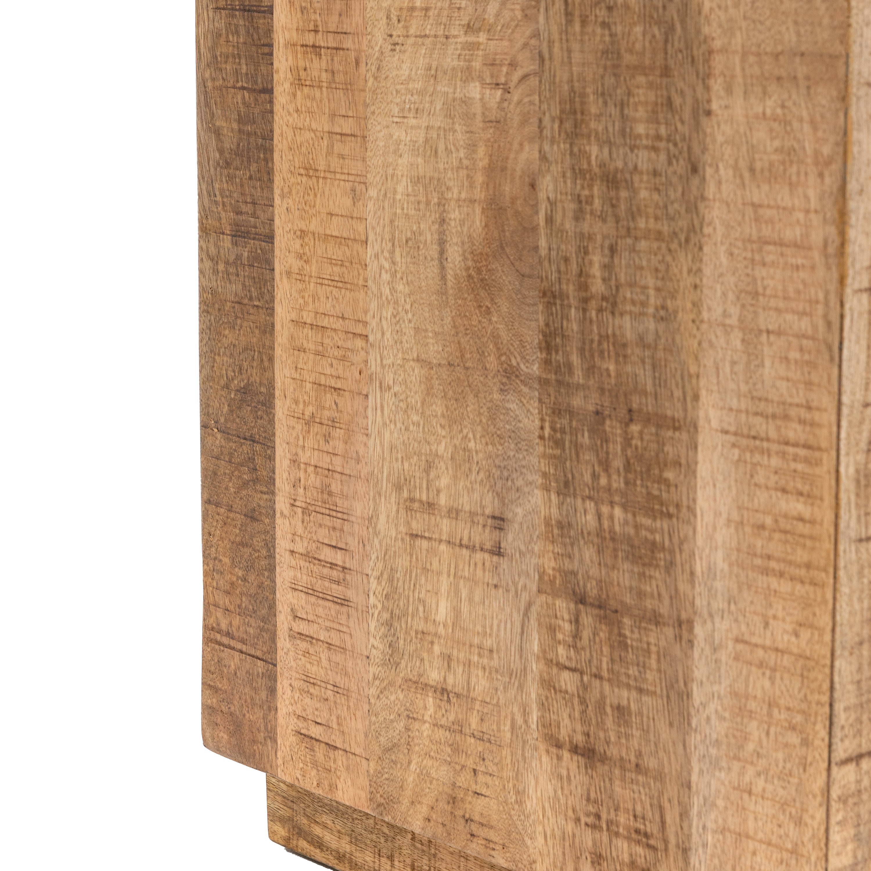 Eldora Natural Mango Wood Square Side Table
