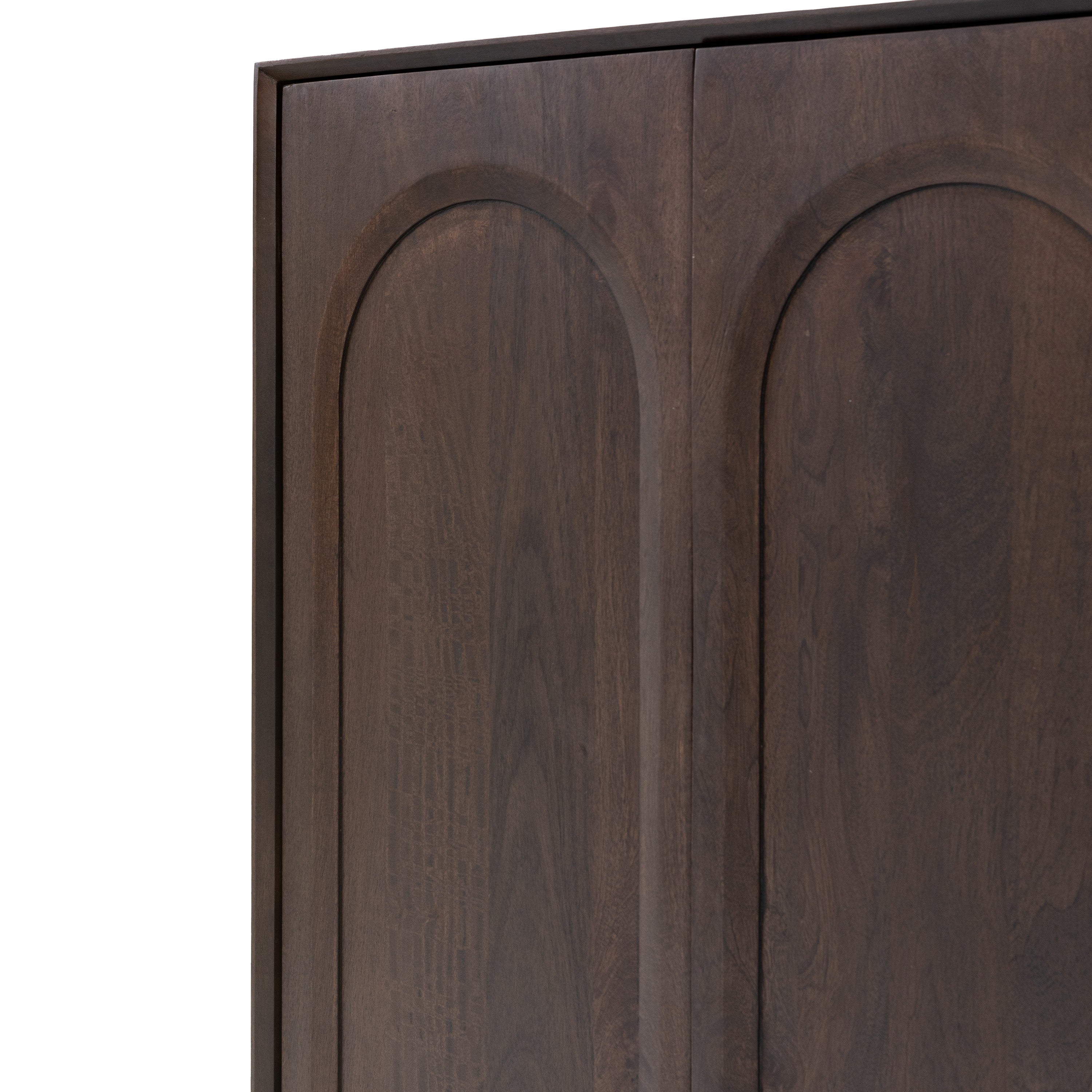 Hank Brown Mango Wood Cupboard | 2 Doors