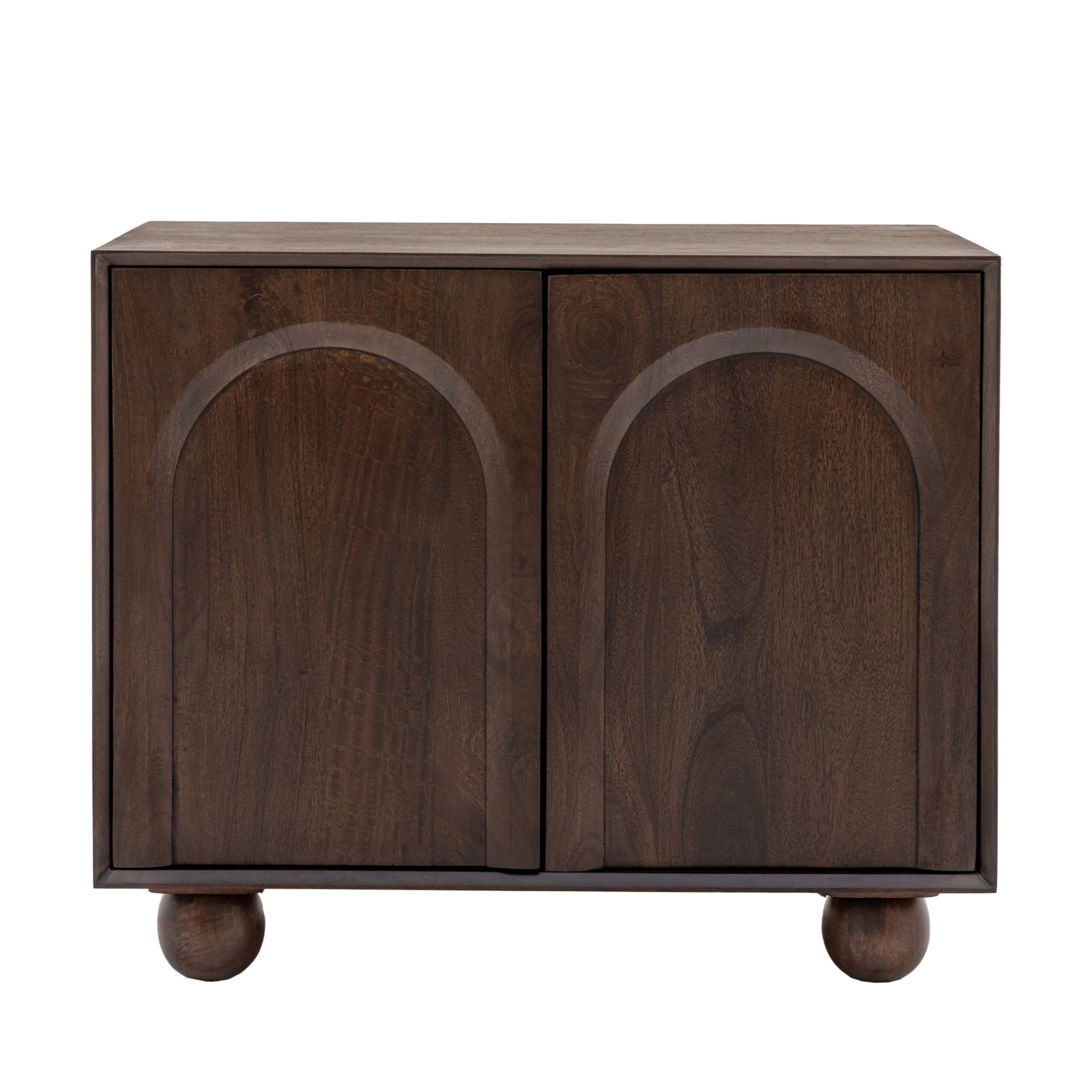 Hank Carved Brown Mango Wood Sideboard