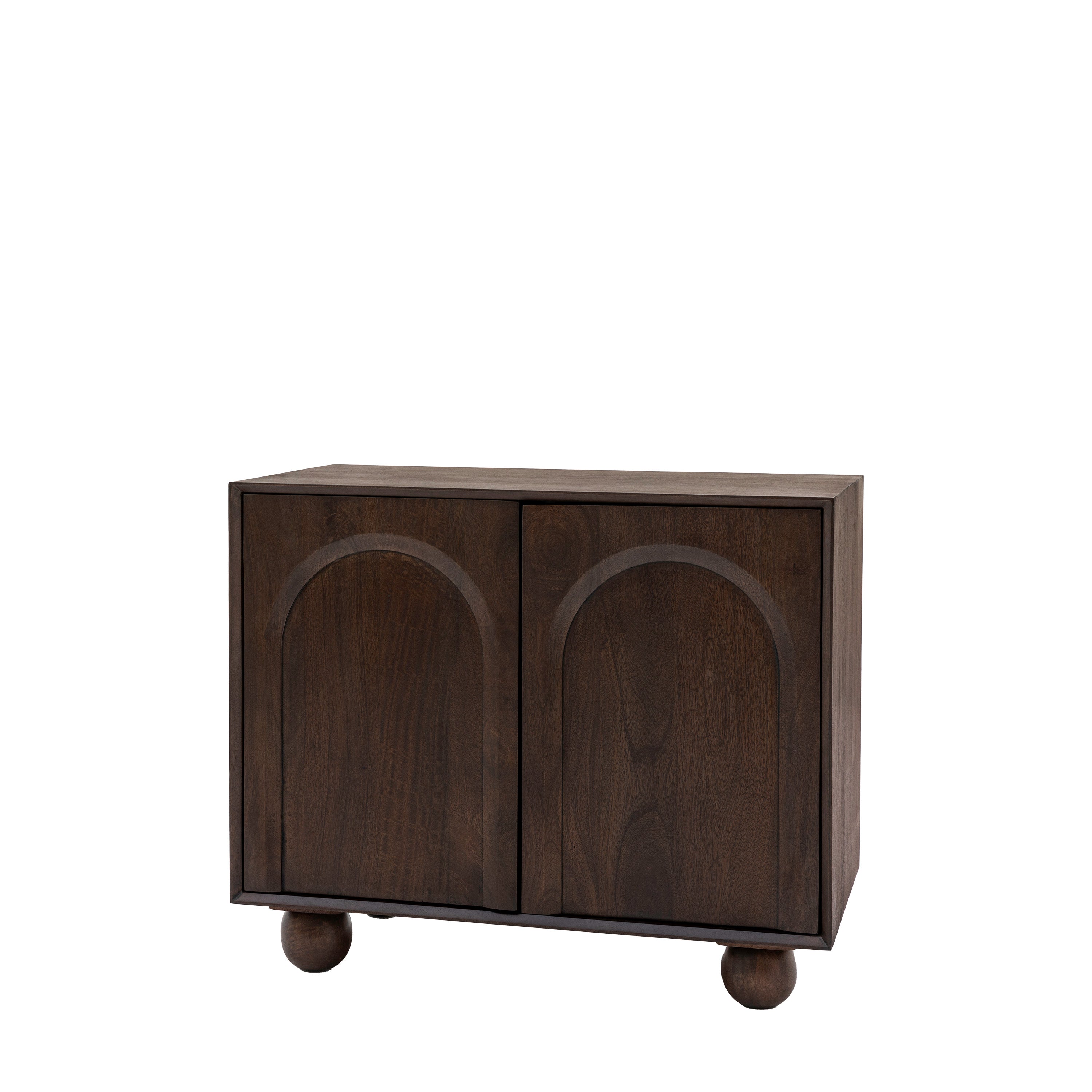 Hank Carved Brown Mango Wood Sideboard