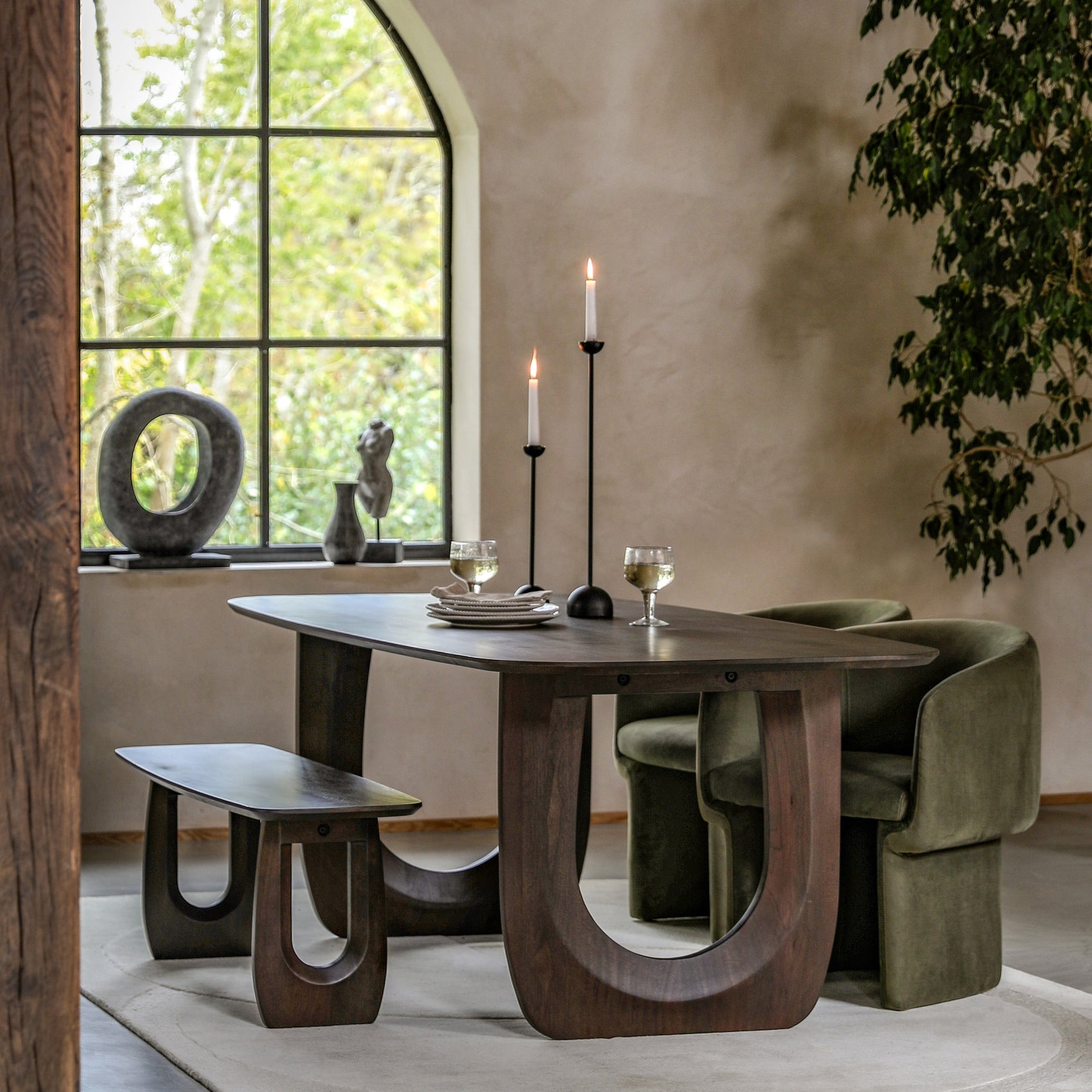 Hank Brown Mango Wood Dining Table 200cm