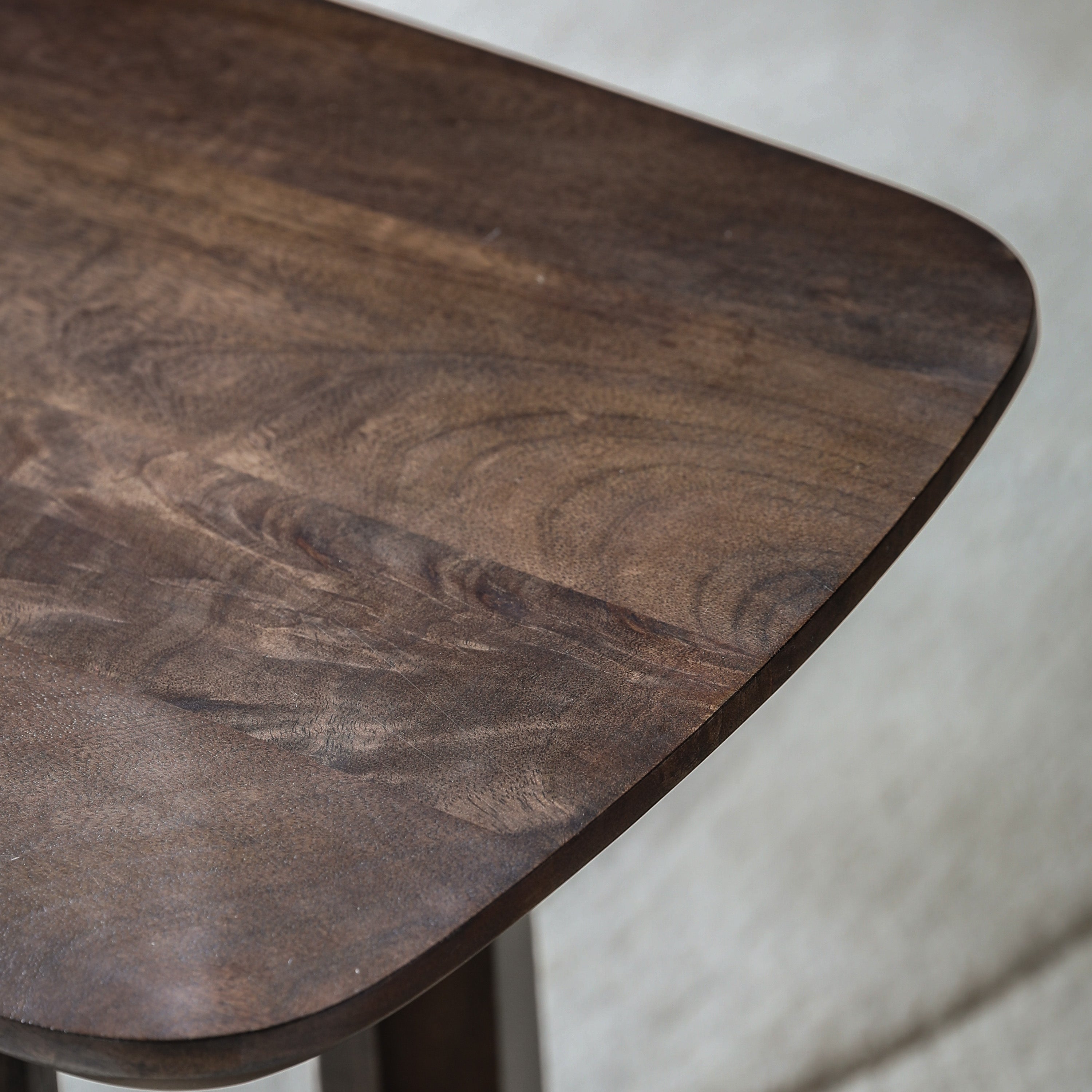 Hank Brown Carver Mango Wood Dining Bench