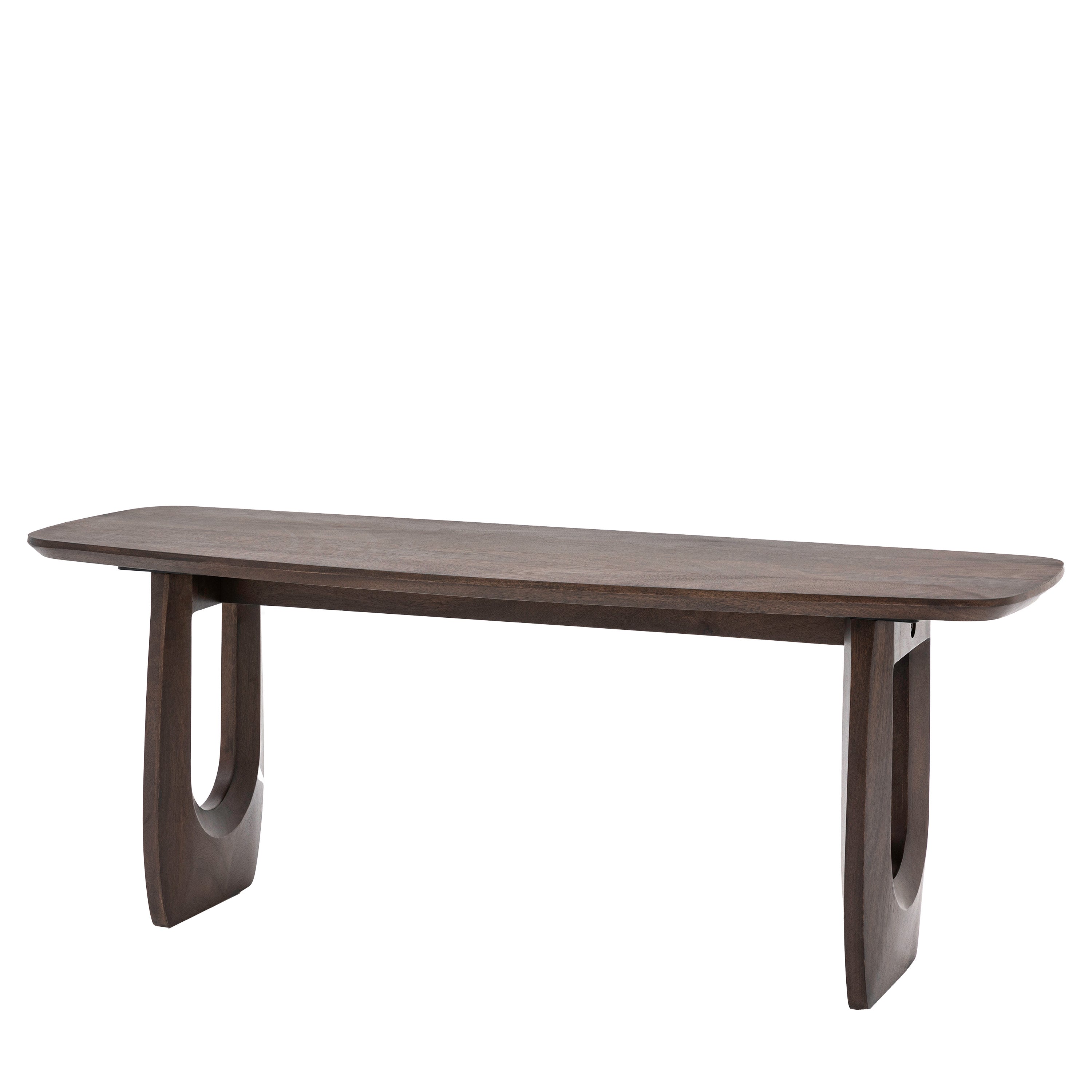 Hank Brown Carver Mango Wood Dining Bench