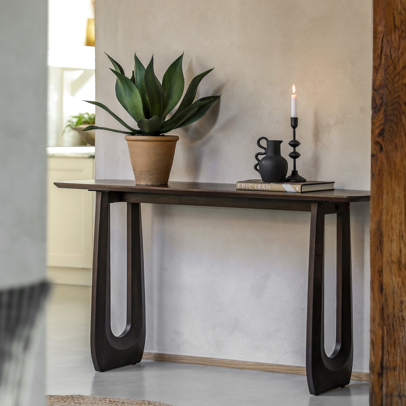 Hank Brown Mango Wood Console Table
