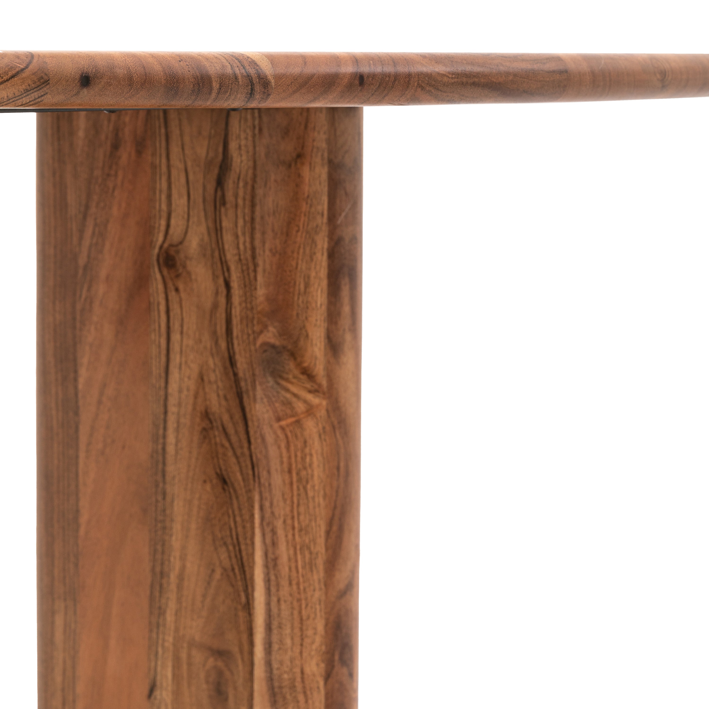 Marta Acacia Wood Round Dining Table | 4 Seater