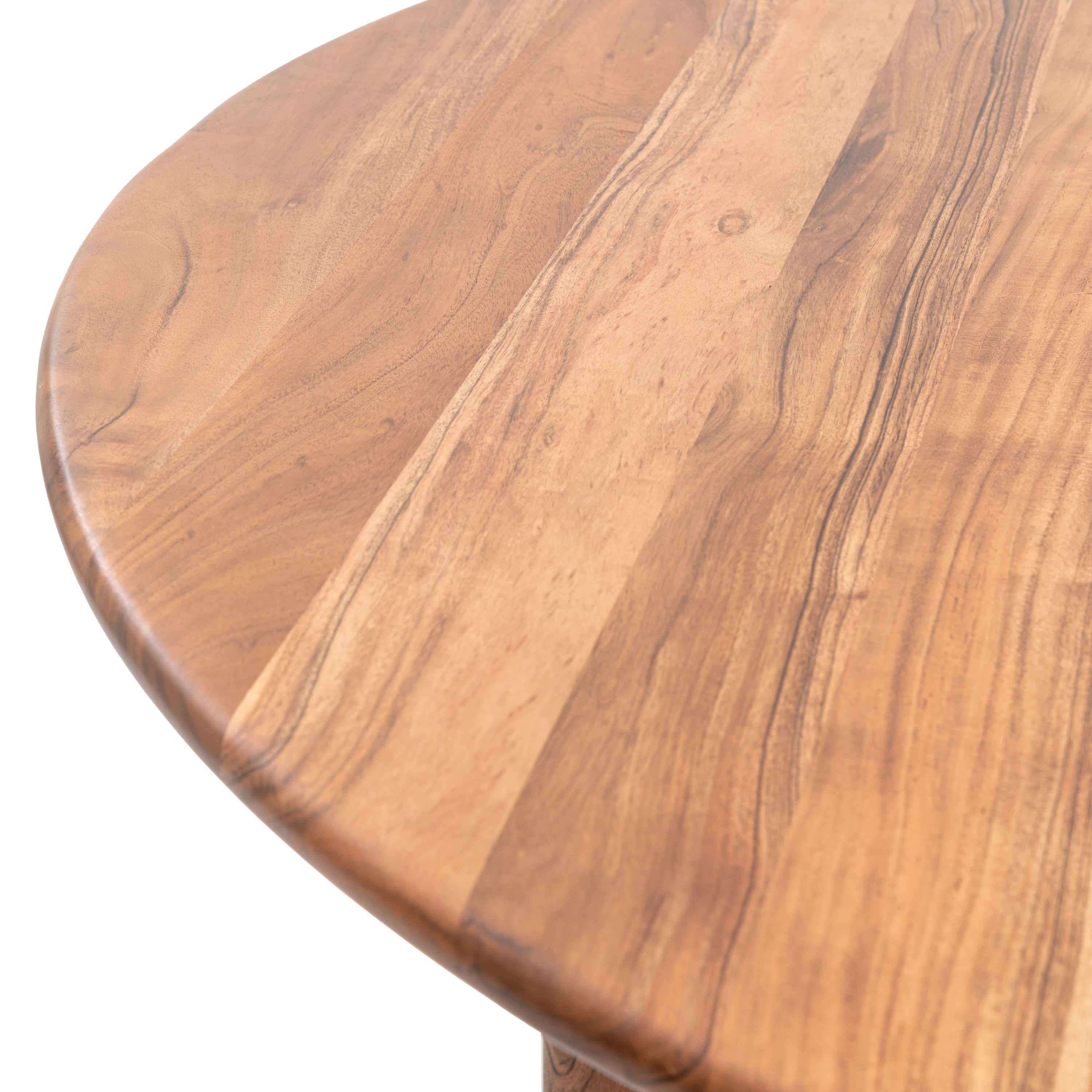 Marta Acacia Wood Round Dining Table | 4 Seater