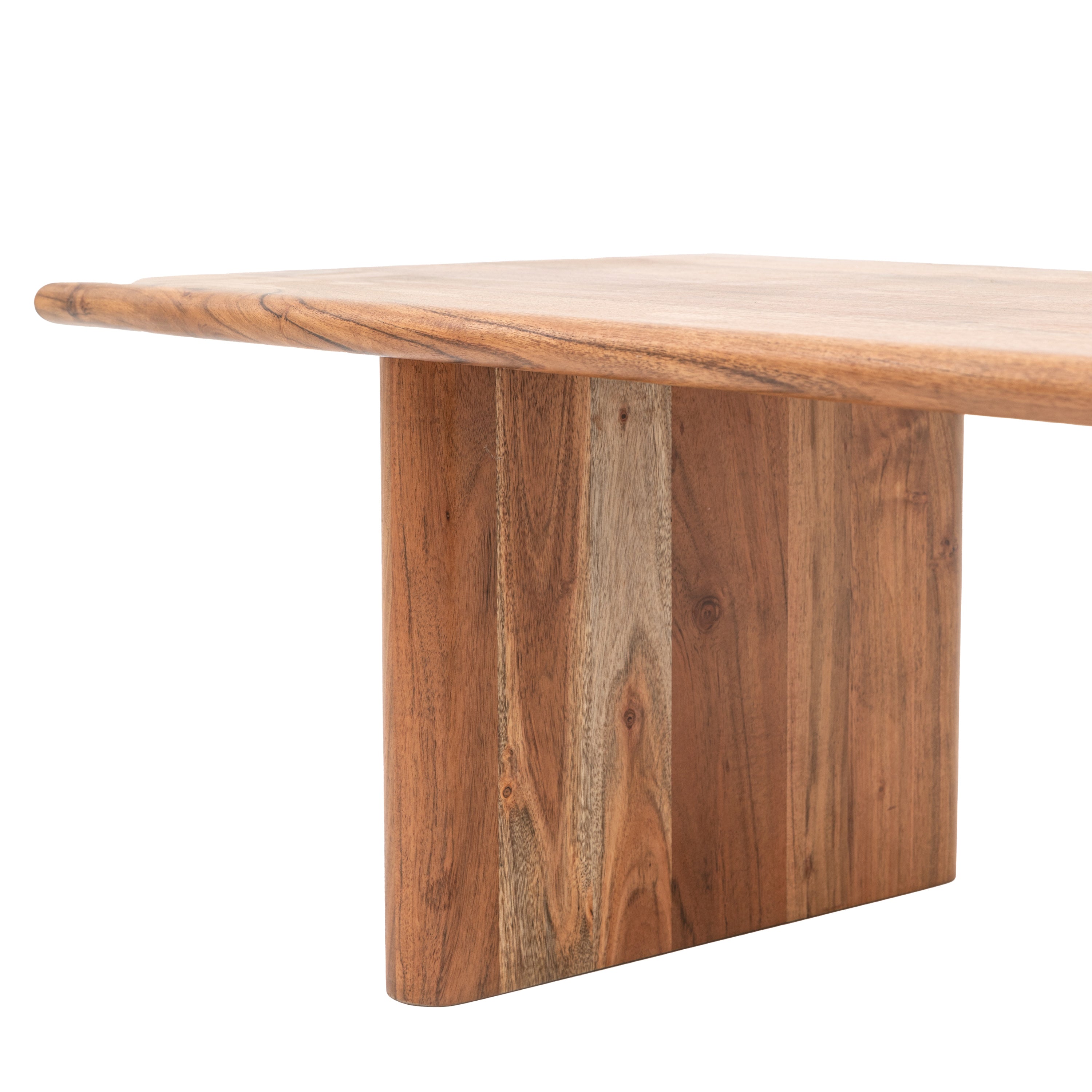 Marta Natural Acacia Wood Rectangle Coffee Table