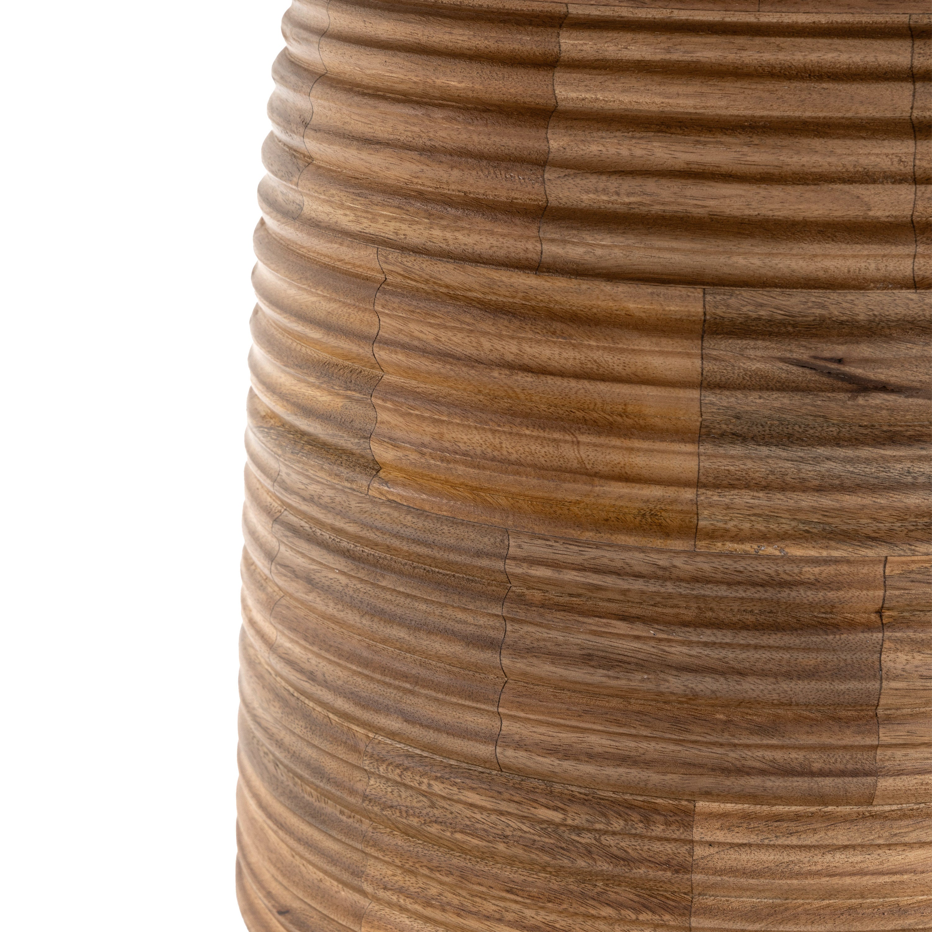 Milena Artisan Mango Wood Round Coffee Table