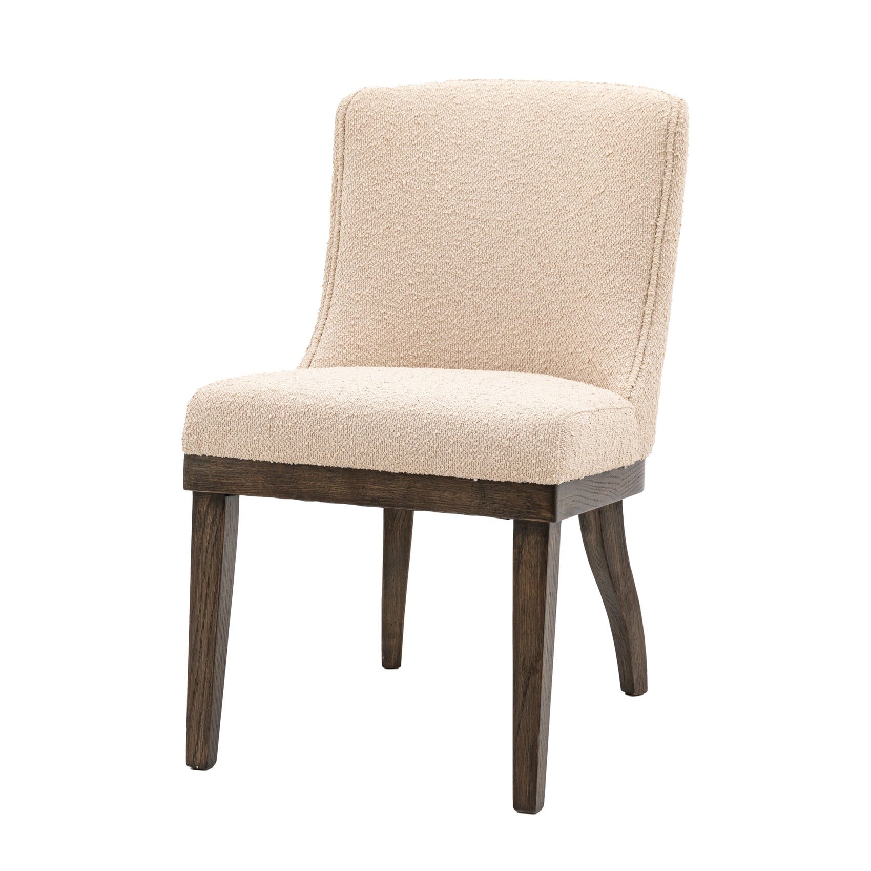 Set of 2 Fernando Taupe Bouclé Dining Chair