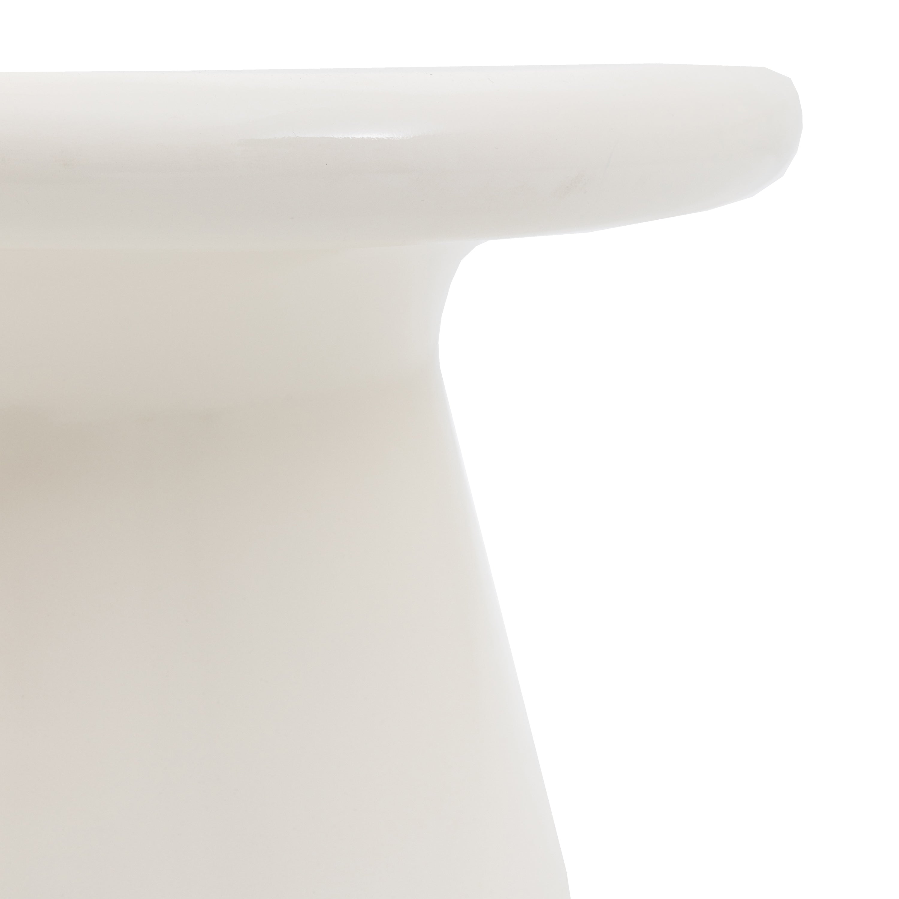 Marmo Cream Gloss Round Coffee Table