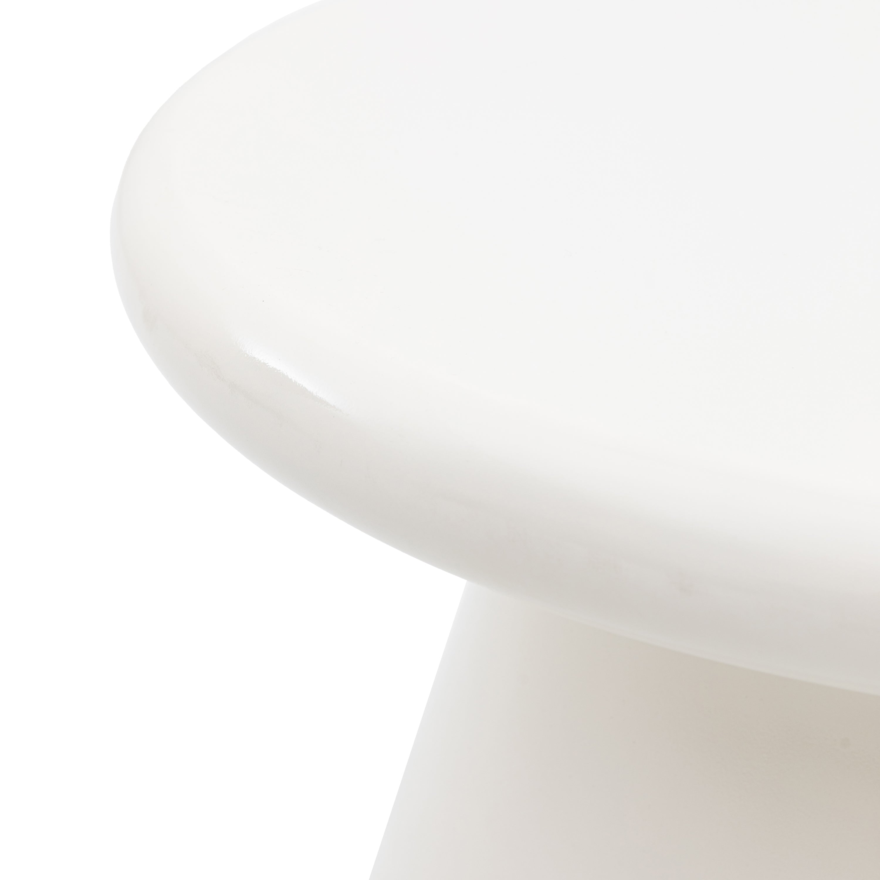 Marmo Cream Gloss Round Coffee Table