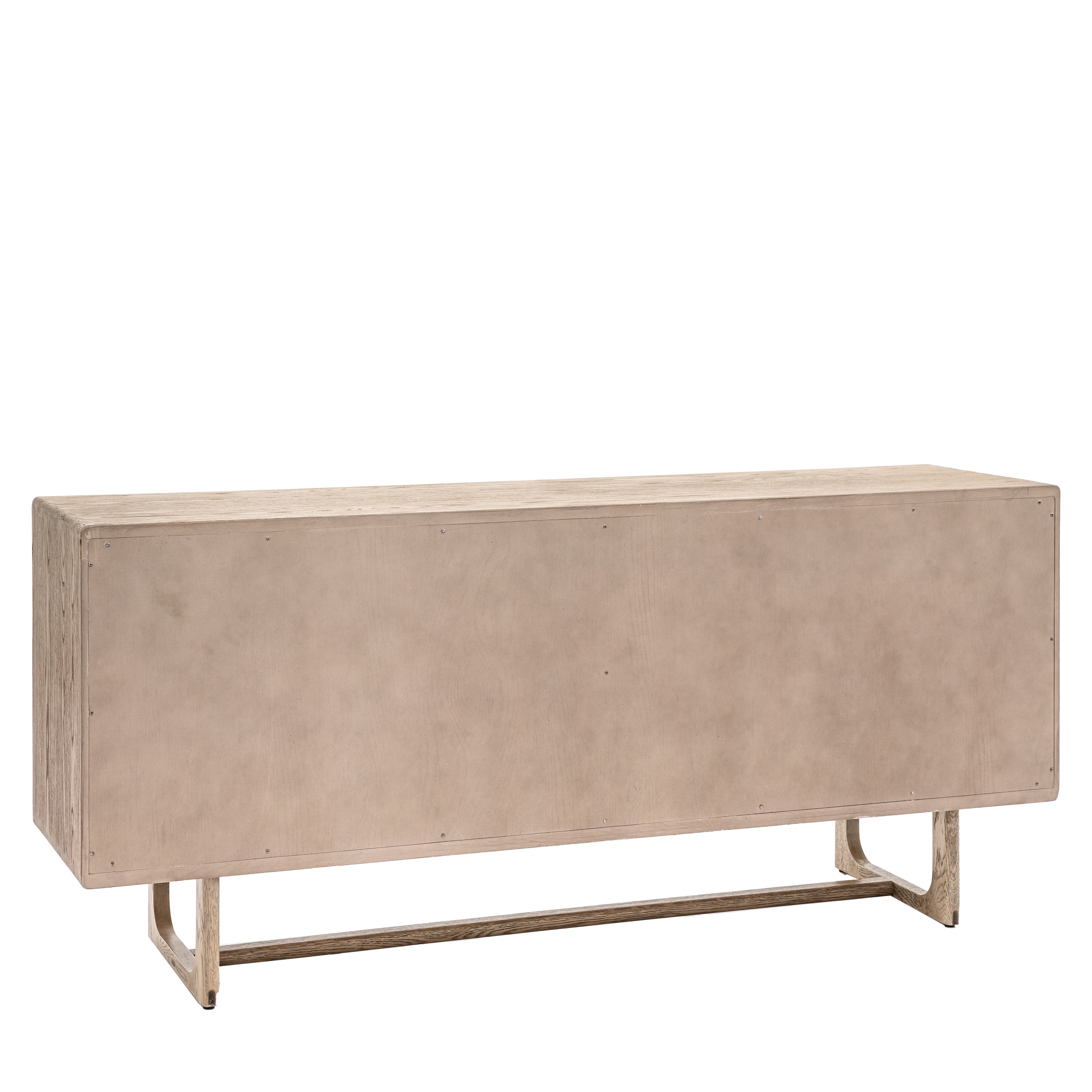 Novu Carved Smoked Oak Wood Sideboard