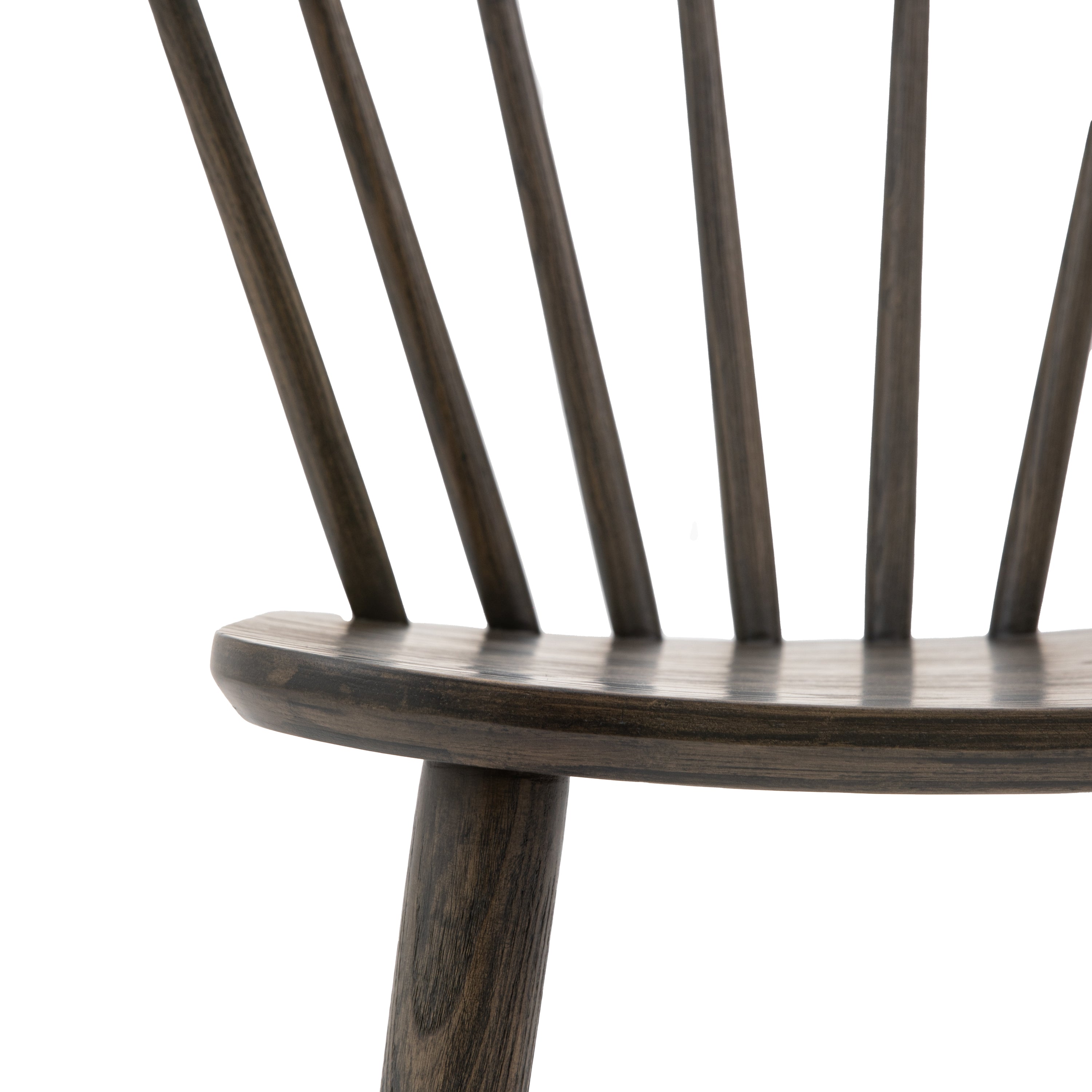 Set of 2 Novu Mocha Brown Oak Wood Dining Chair