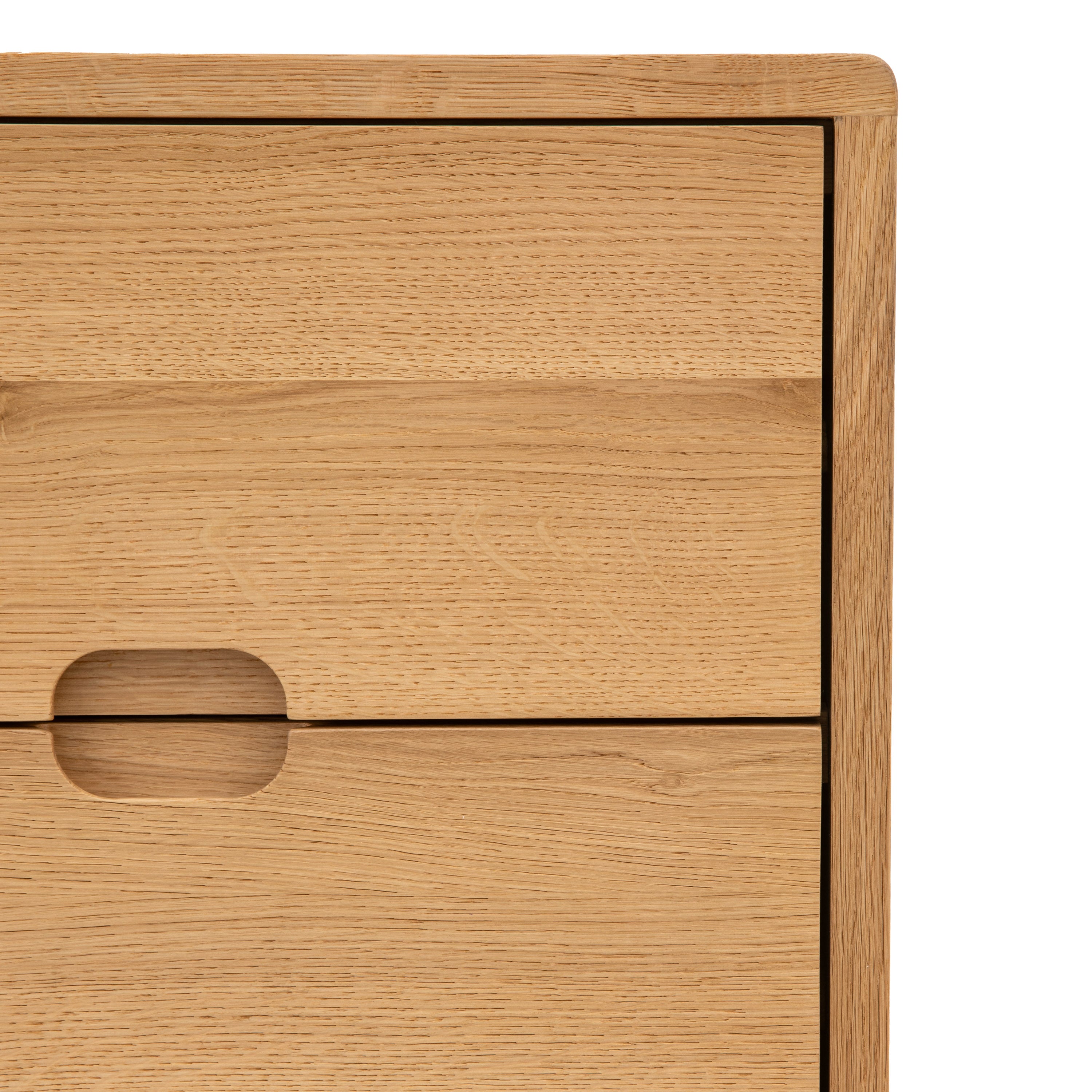 Novu Natural Oak Wood Chest of Drawers