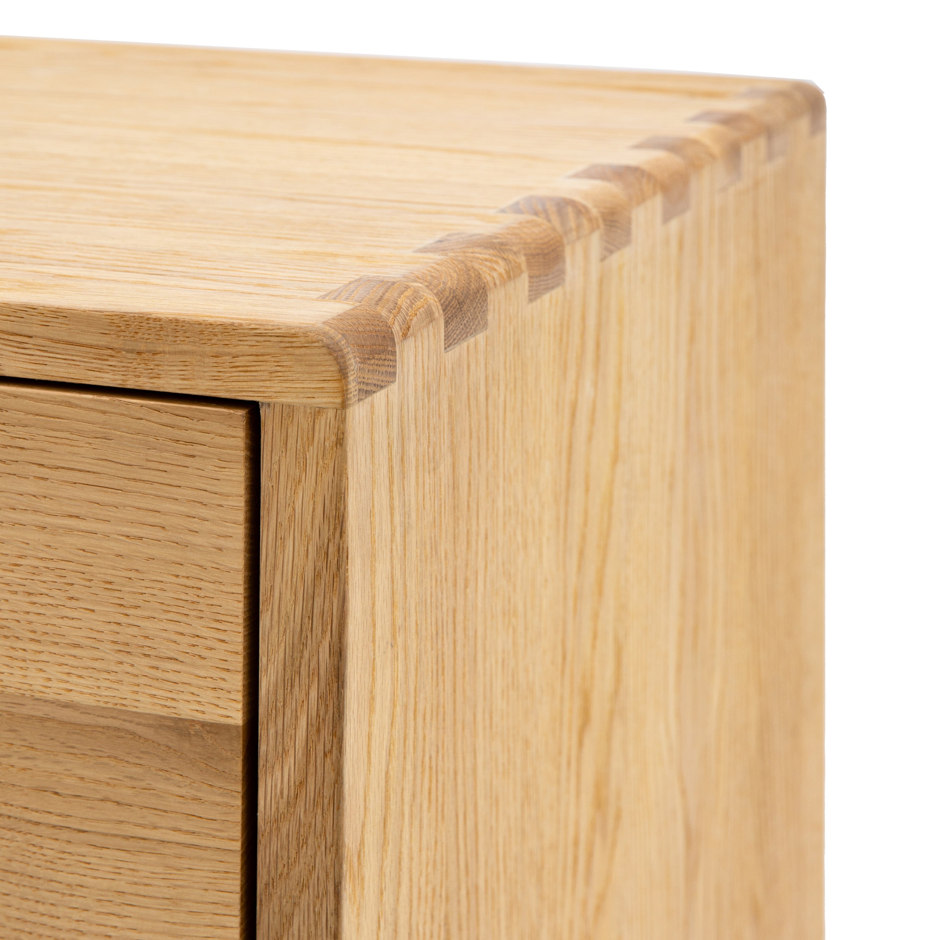 Novu Natural Oak Wood Chest of Drawers