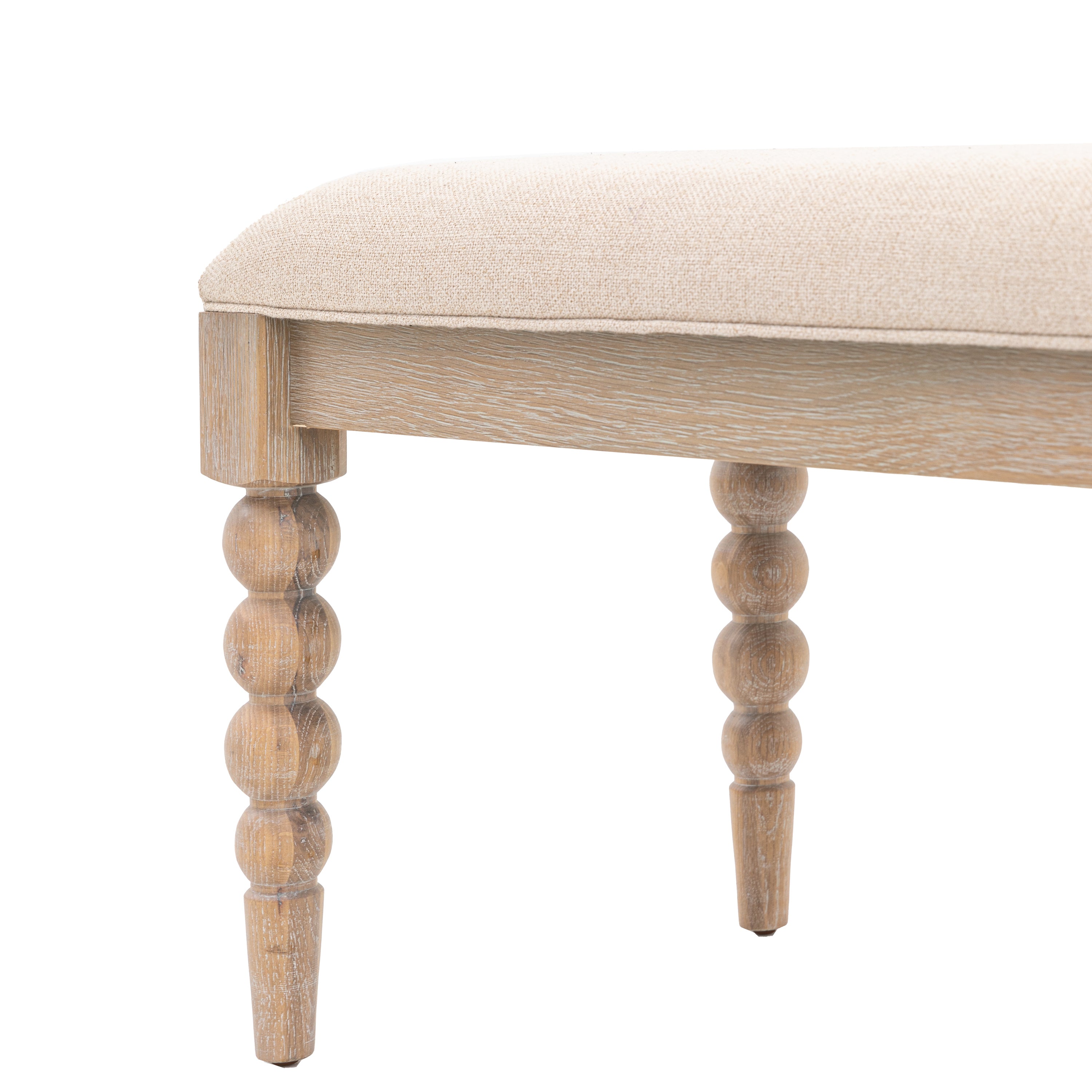 Birchfield Artisan Oak Wood Dining Bench