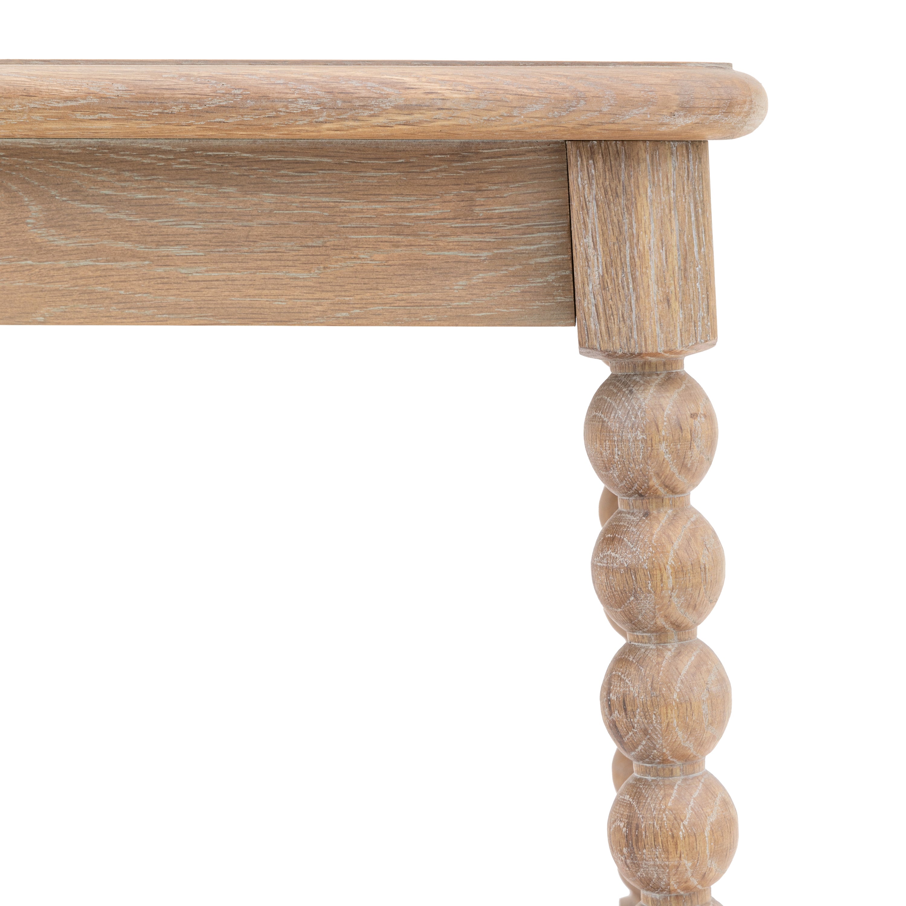 Birchfield Artisan Oak Wood Square Side Table