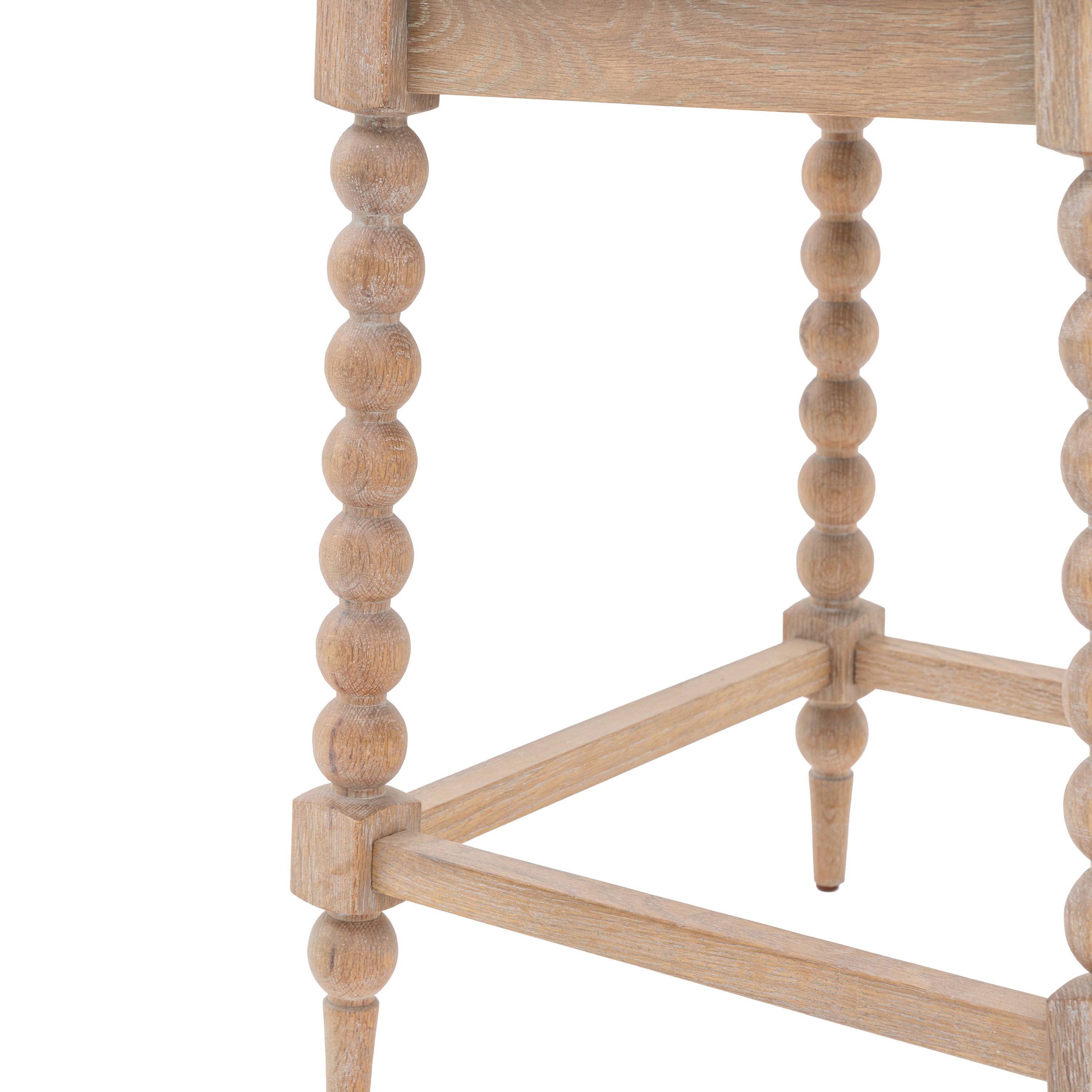 Birchfield Artisan Oak Wood Square Side Table