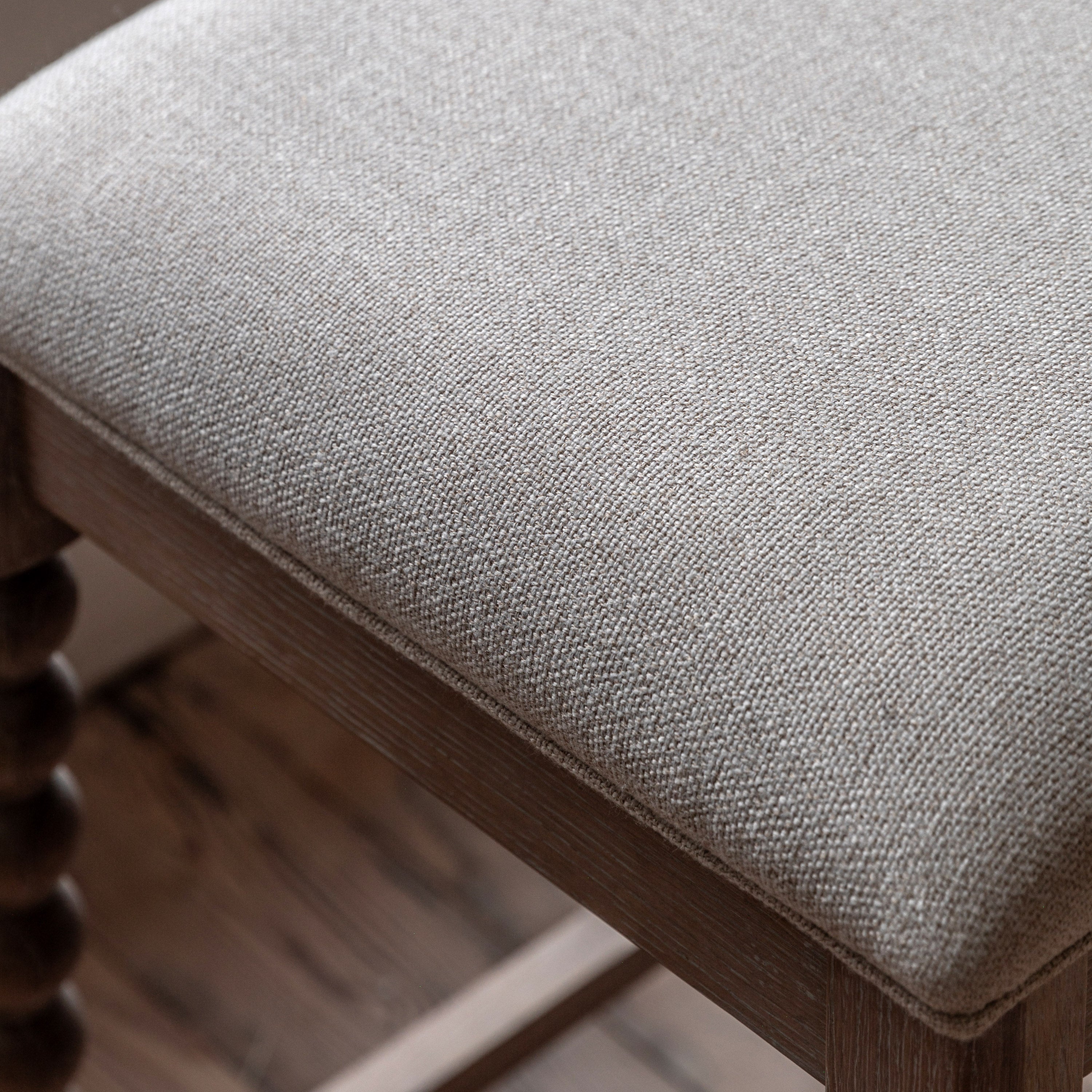 Birchfield Artisan Oak Wood Bar Stool
