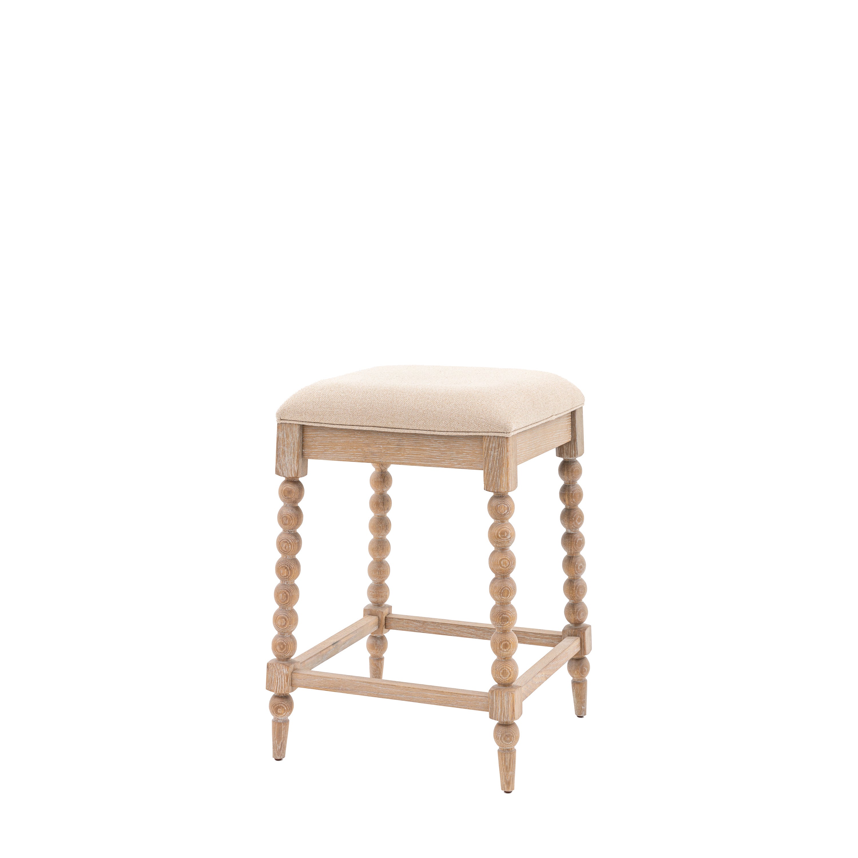 Birchfield Artisan Oak Wood Bar Stool