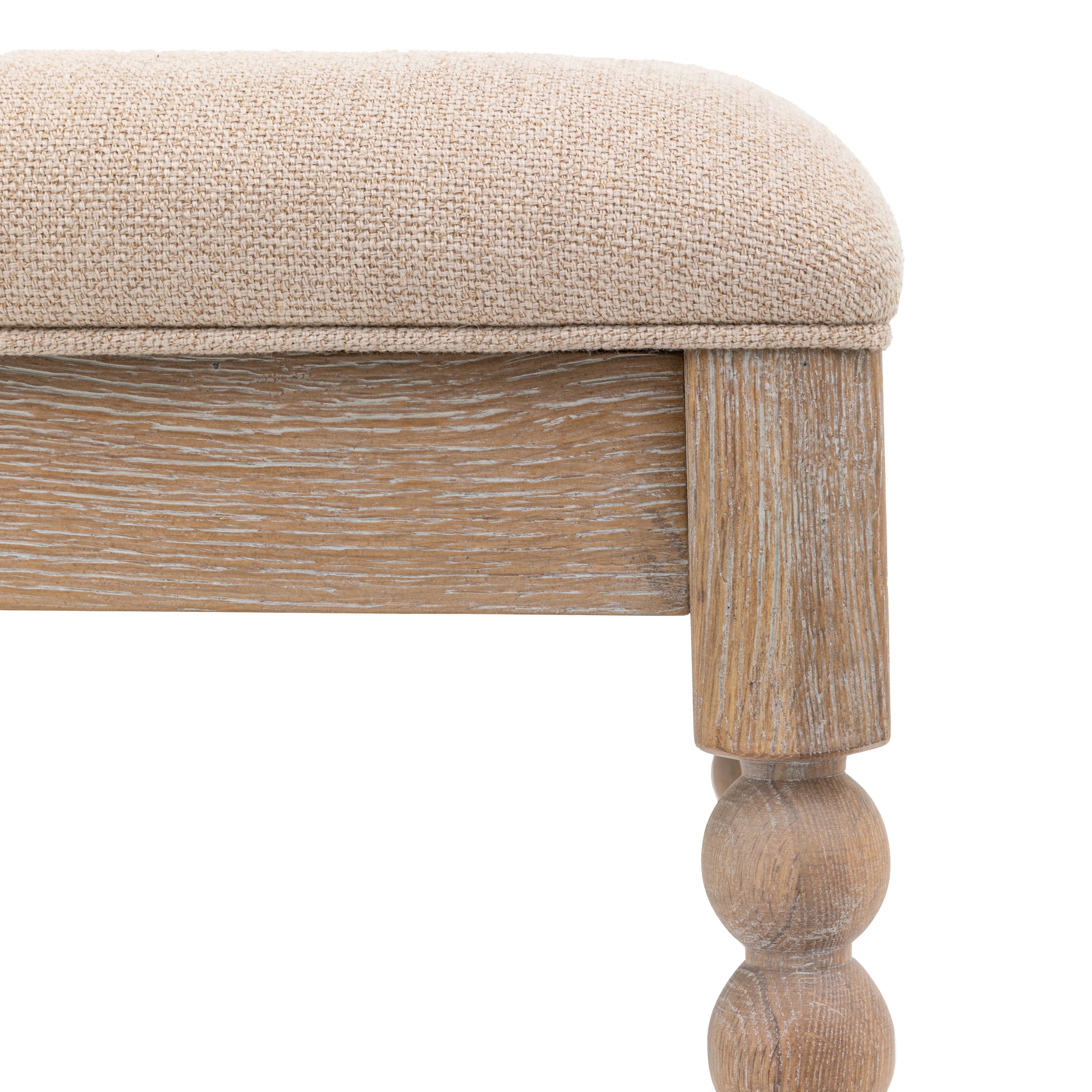 Birchfield Artisan Oak Wood Bar Stool