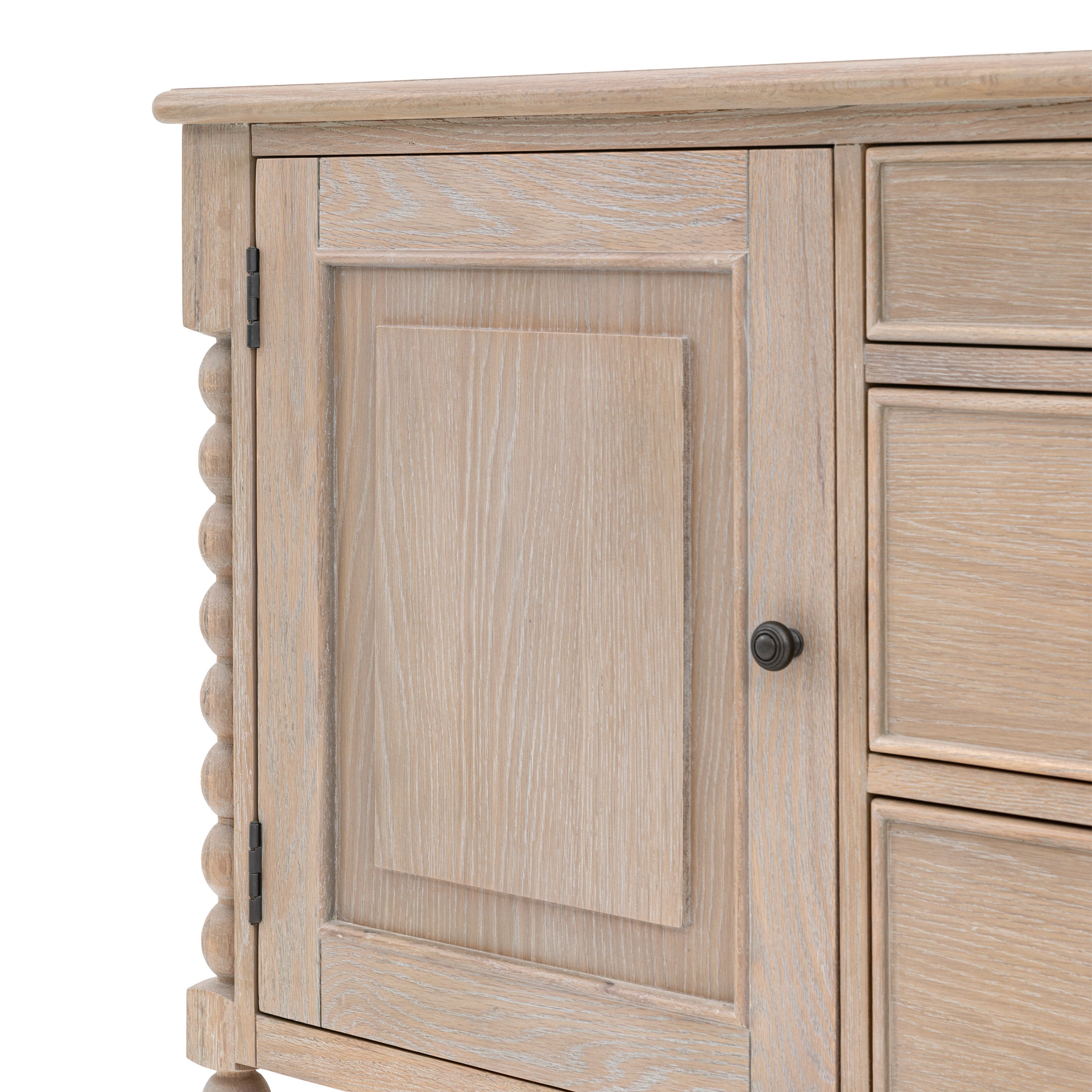 Birchfield Artisan Oak Wood Sideboard