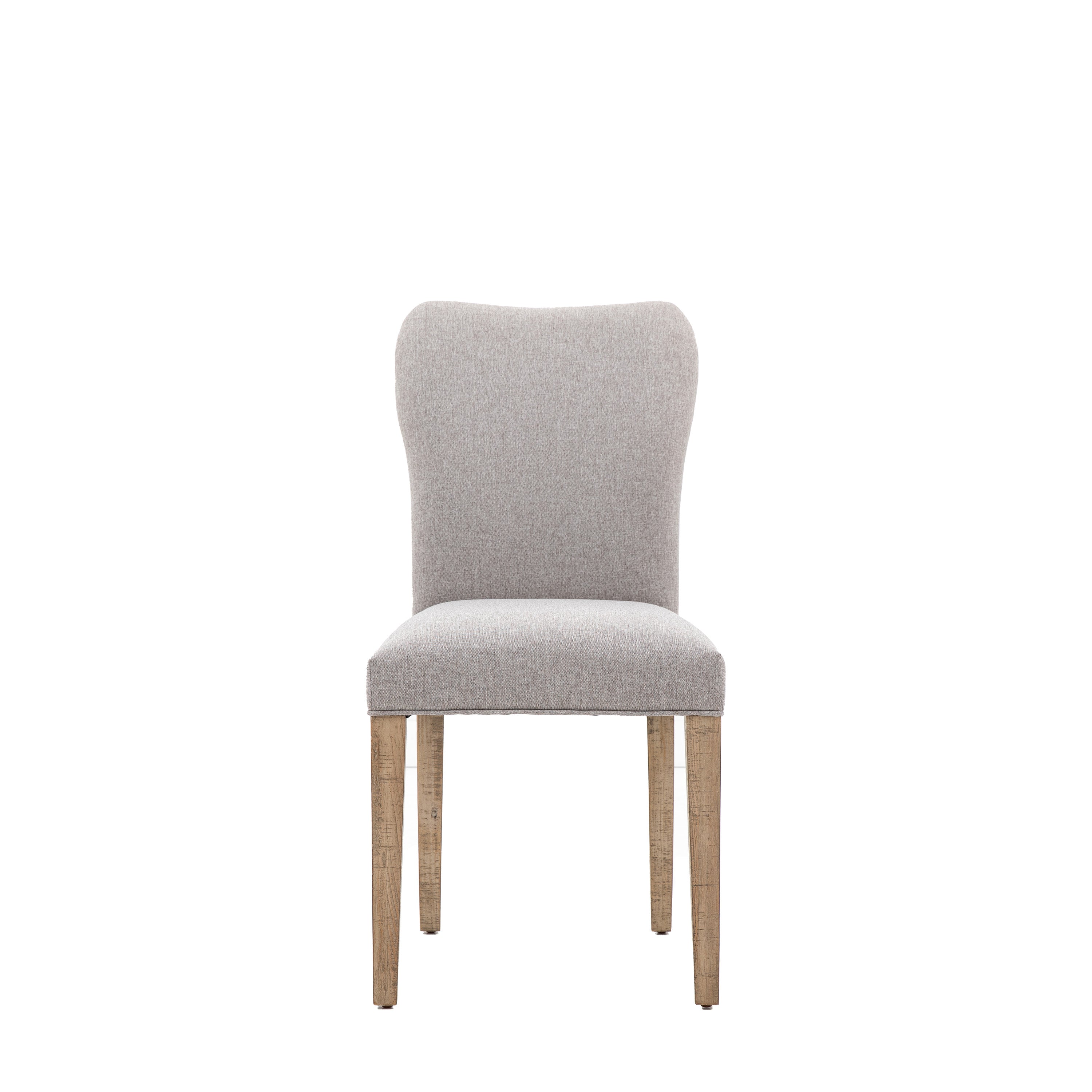 Set of 2 Bowen Natural Pine Wood Dining Chair