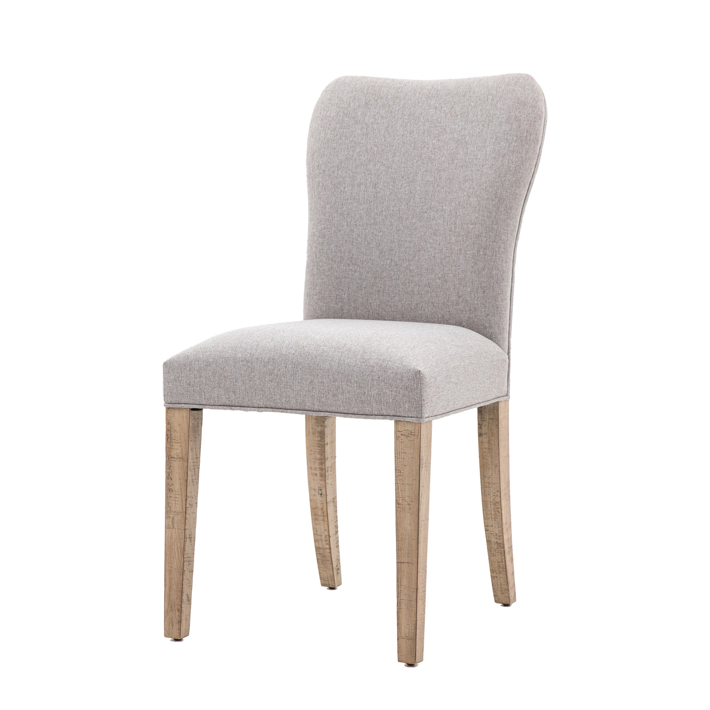 Set of 2 Bowen Natural Pine Wood Dining Chair
