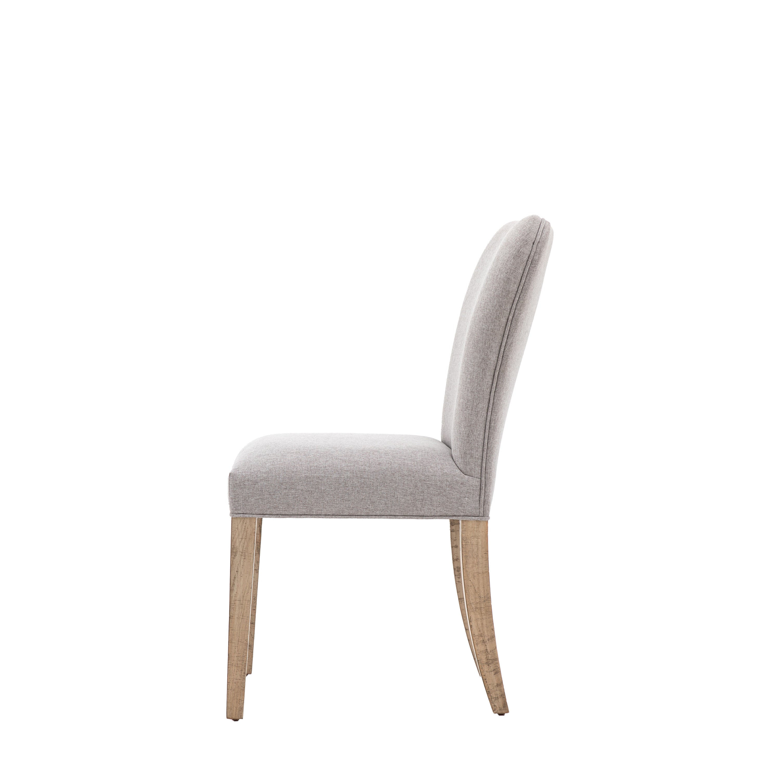 Set of 2 Bowen Natural Pine Wood Dining Chair