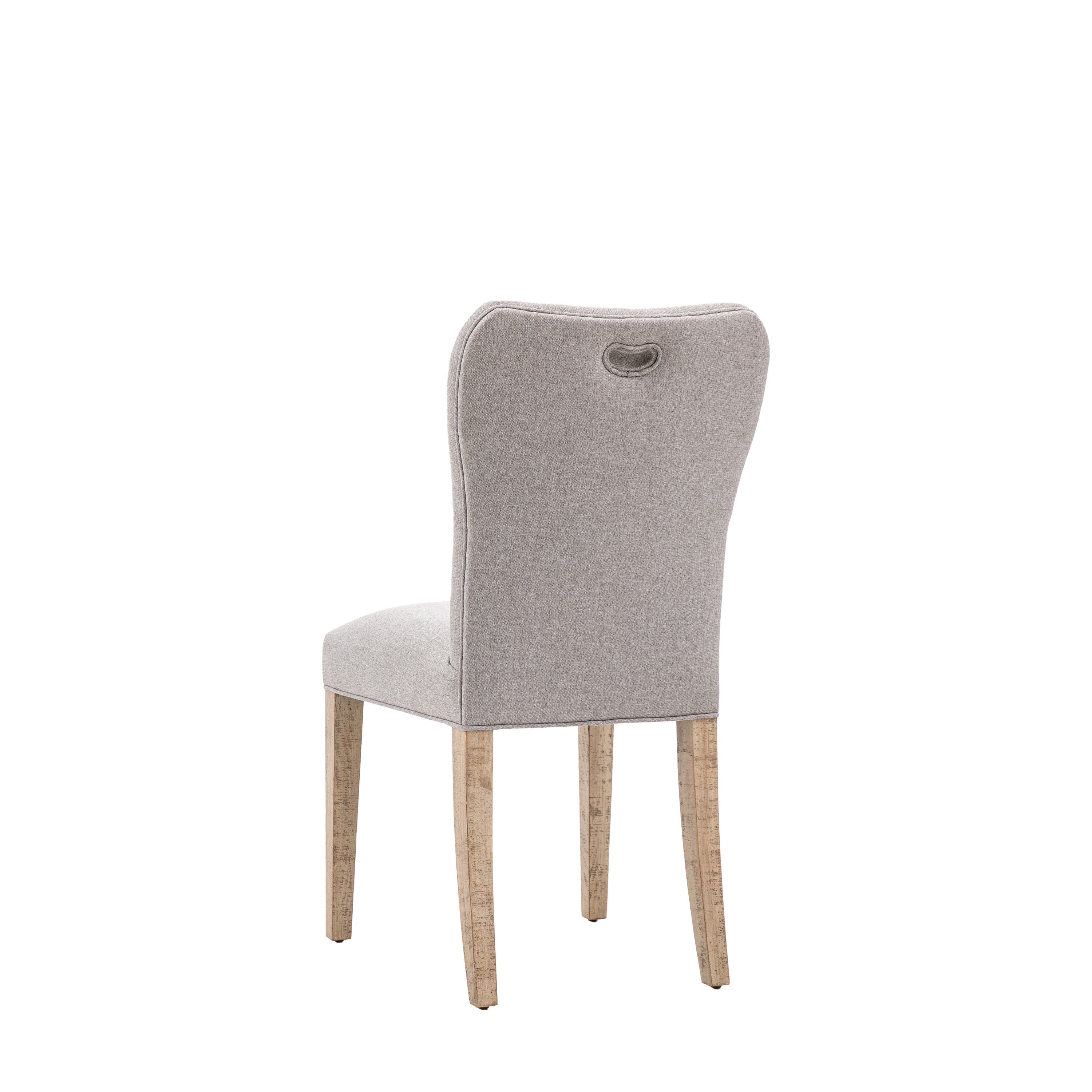 Set of 2 Bowen Natural Pine Wood Dining Chair
