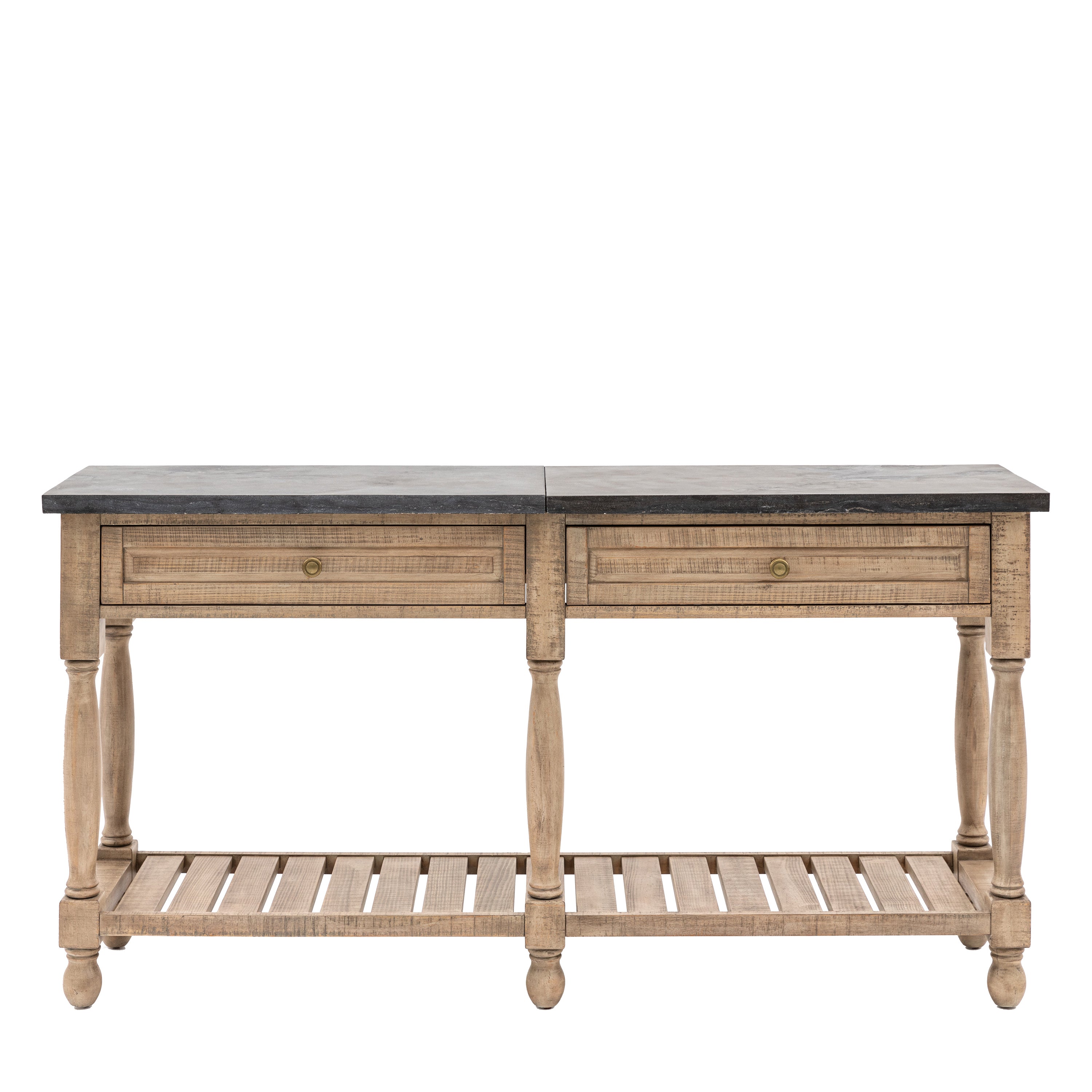 Bowen Natural Pine Wood Console Table