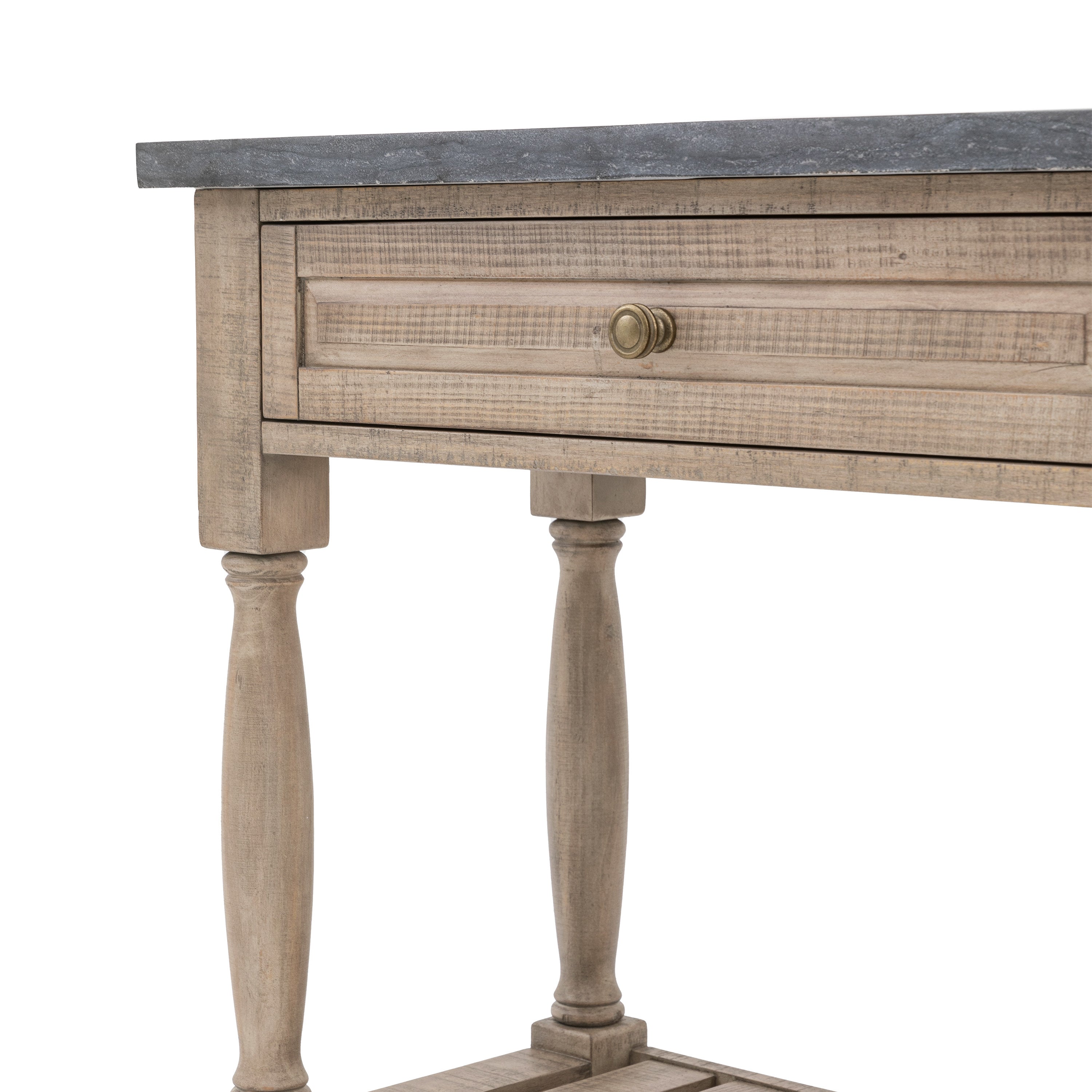 Bowen Natural Pine Wood Console Table