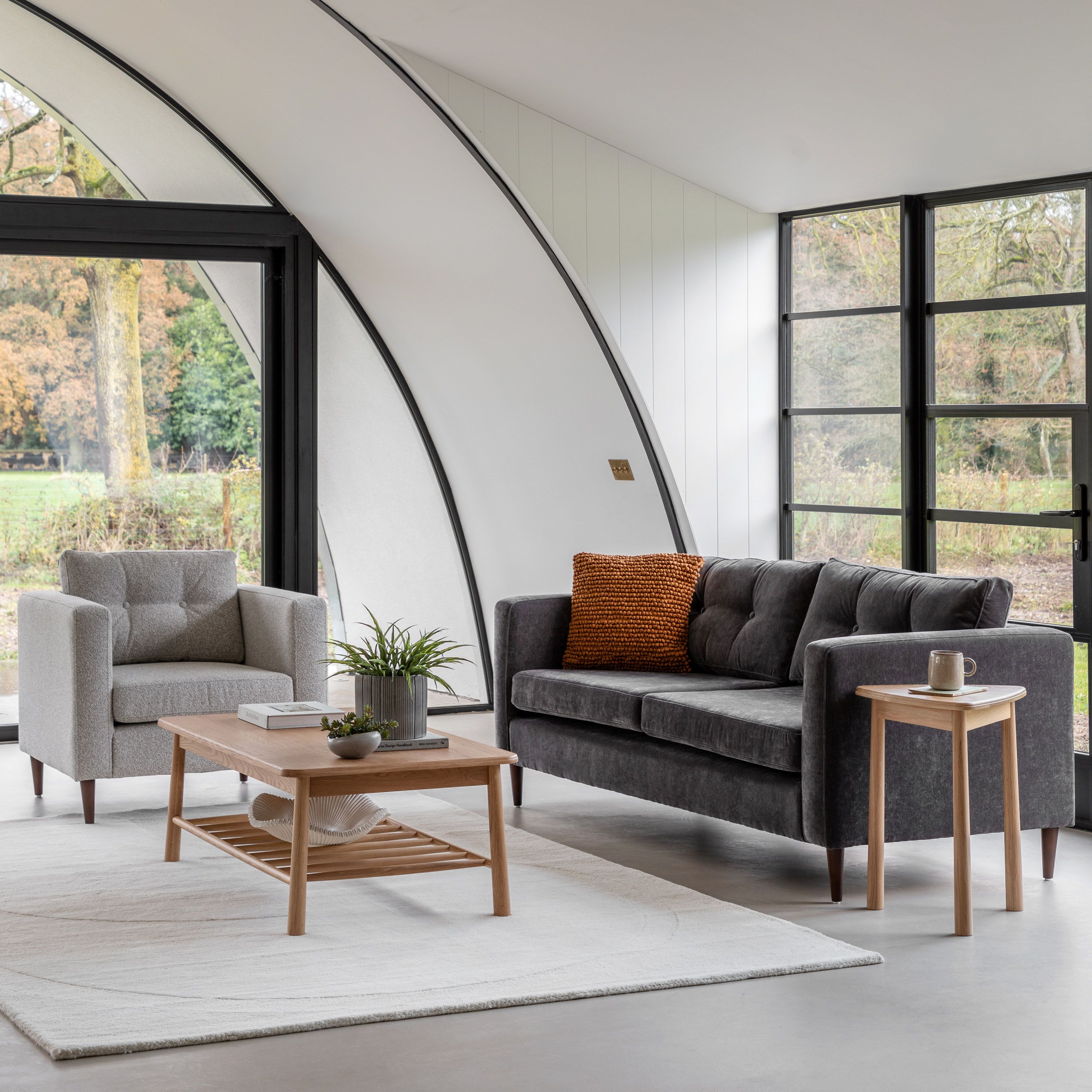 Welbeck Light Grey Armchair