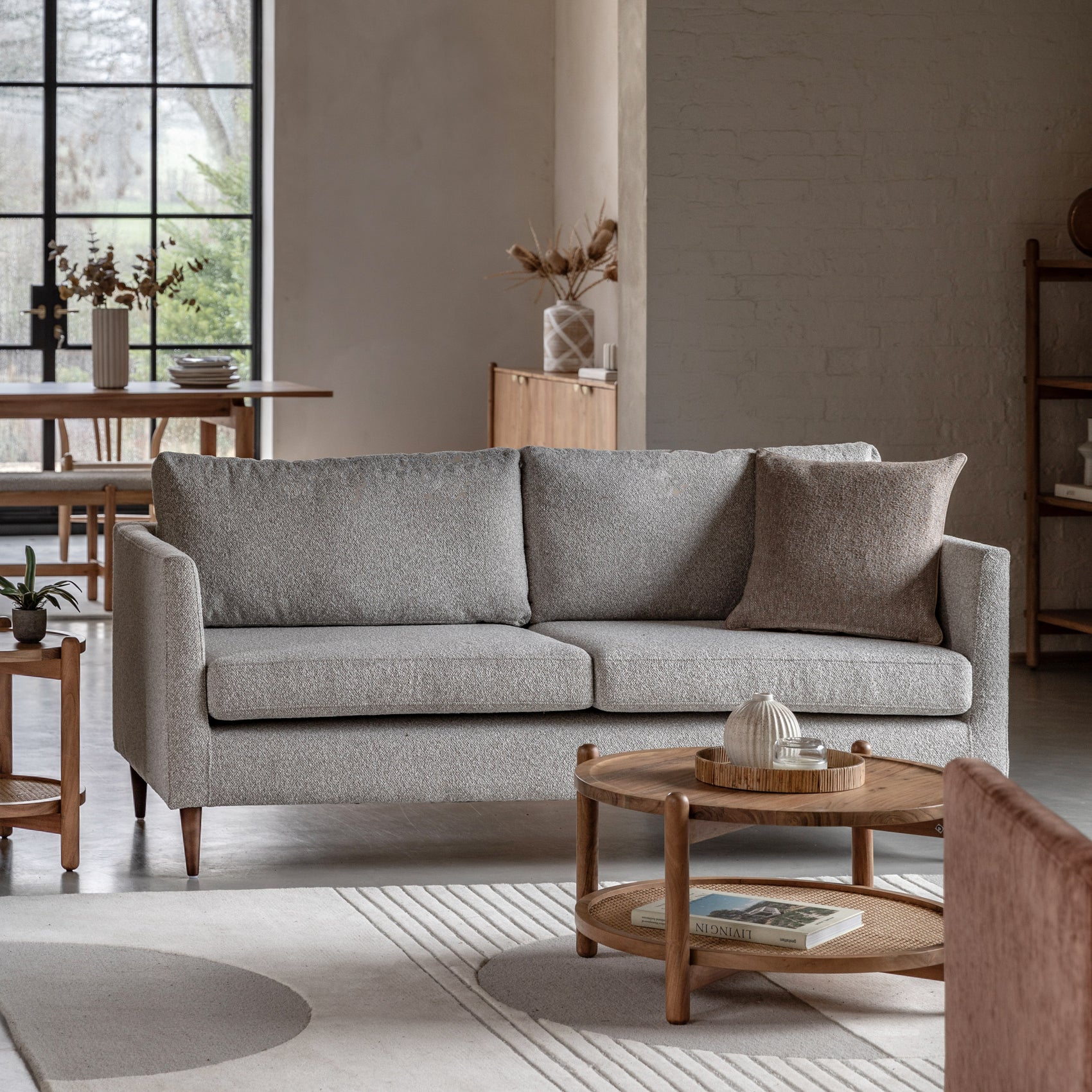 Coleman Natural Taupe Sofa | 3 Seater