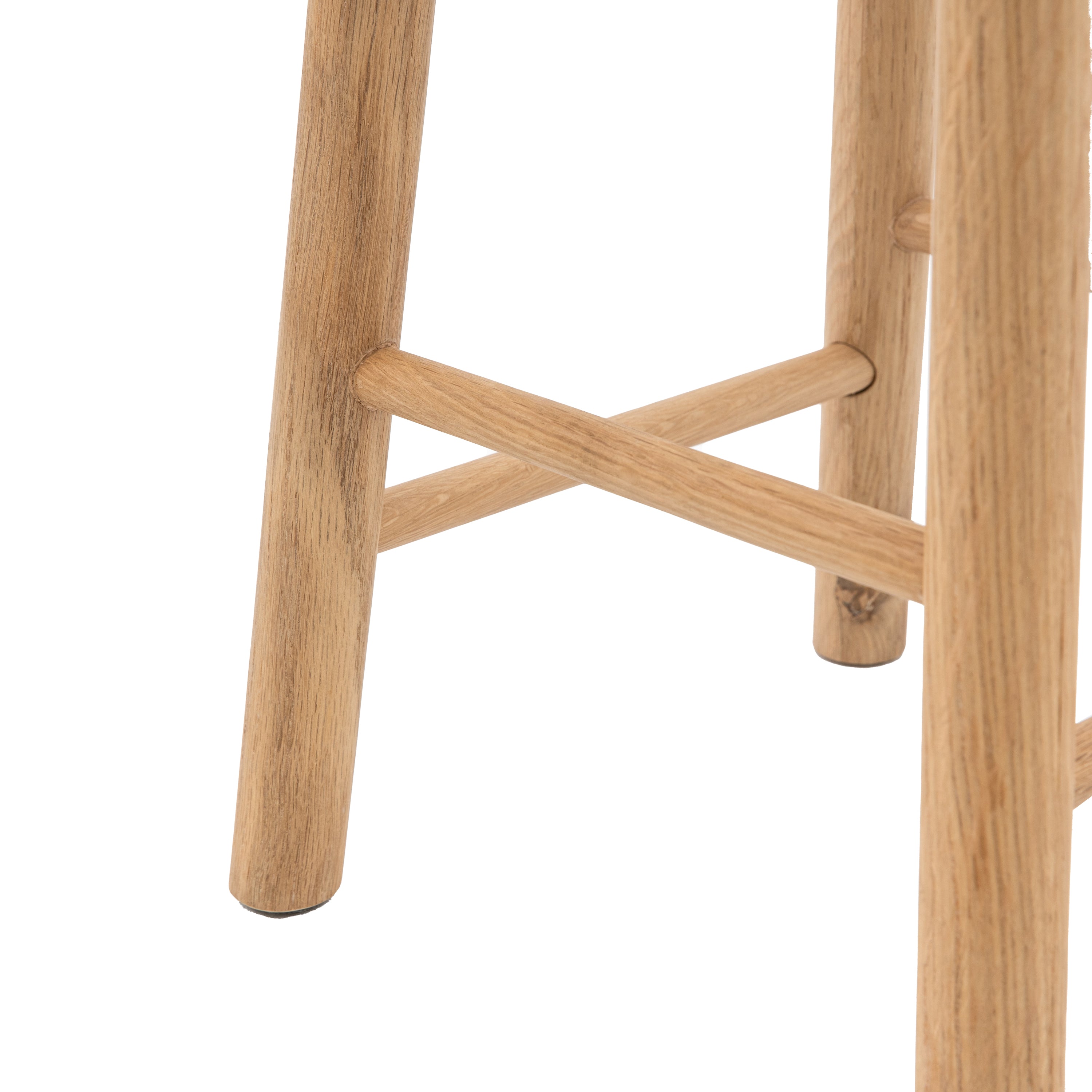 Laceby Natural Oak Wood Bar Stool