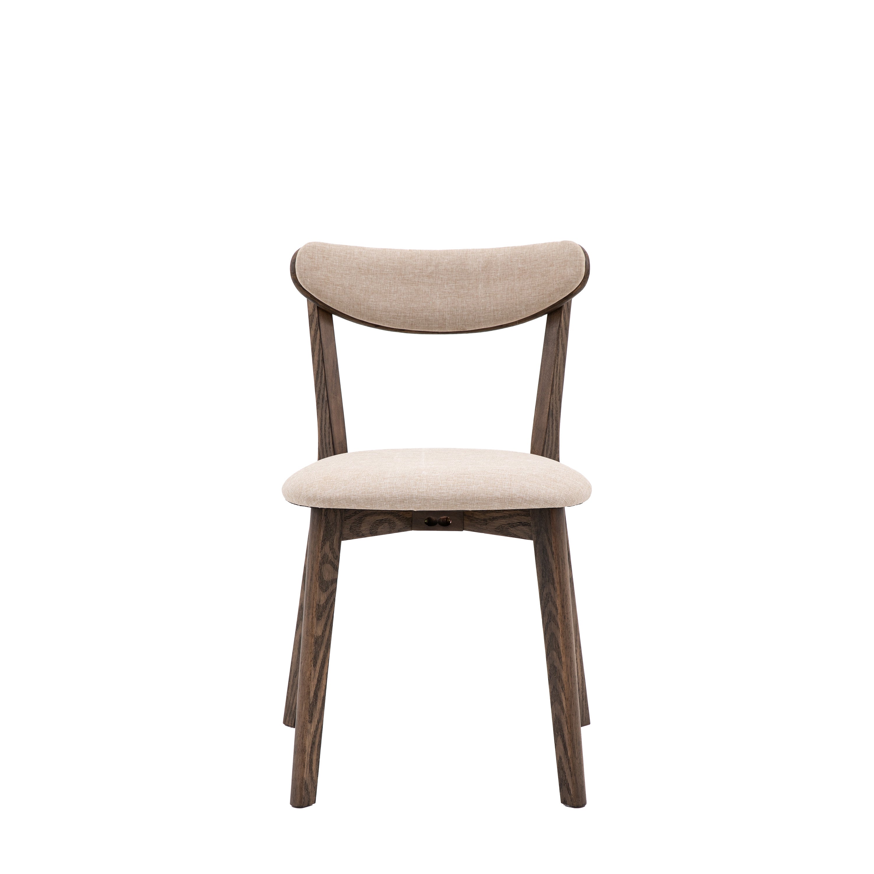 Set of 2 Laceby Smoked Oak Wood Dining Chair