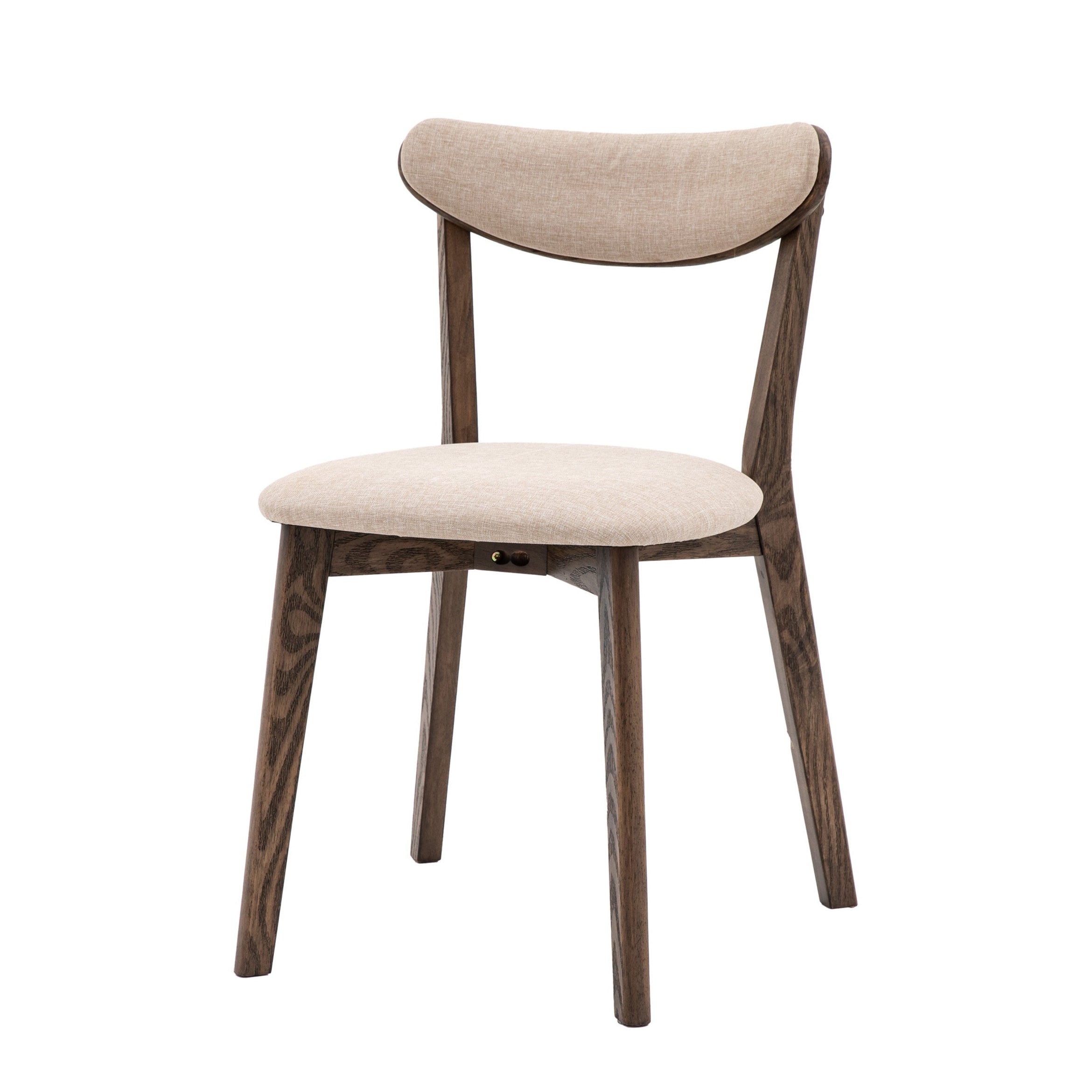 Set of 2 Laceby Smoked Oak Wood Dining Chair
