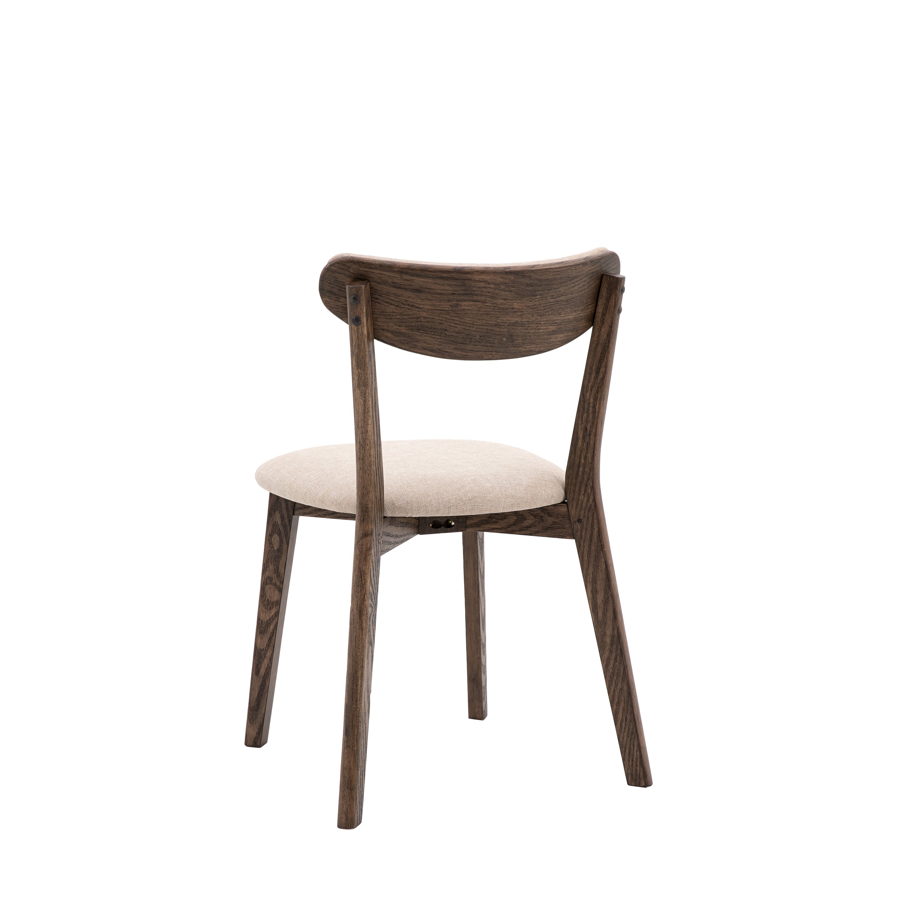 Set of 2 Laceby Smoked Oak Wood Dining Chair